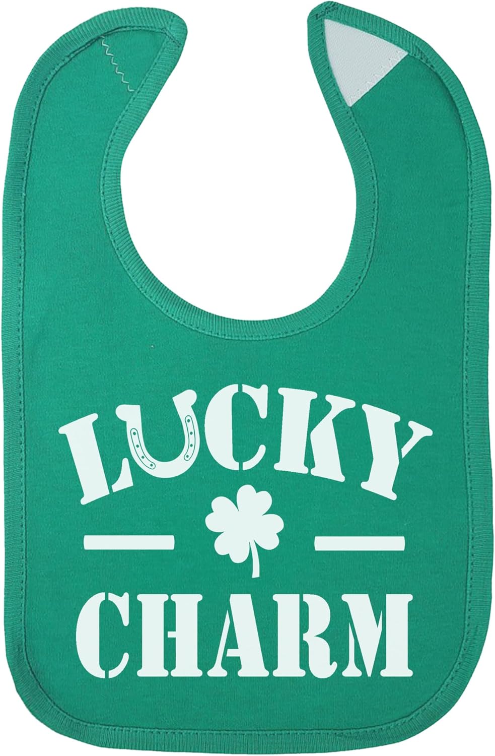 Aidens Corner St Patricks Day Baby Bib Set - Green Shamrock