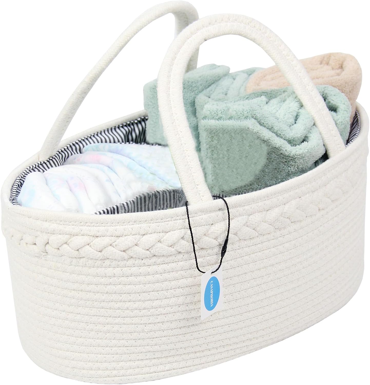 Casaphoria Woven Hamper - Cream White 142x85x71 1