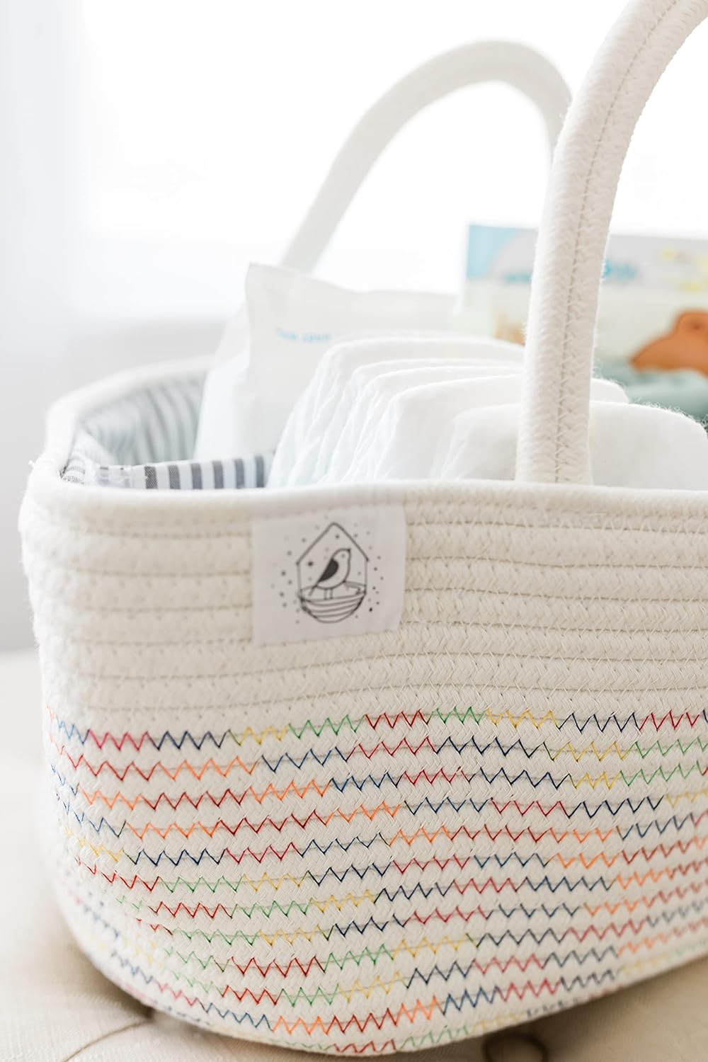 OrganiHaus Rainbow Diaper Caddy Organizer 1