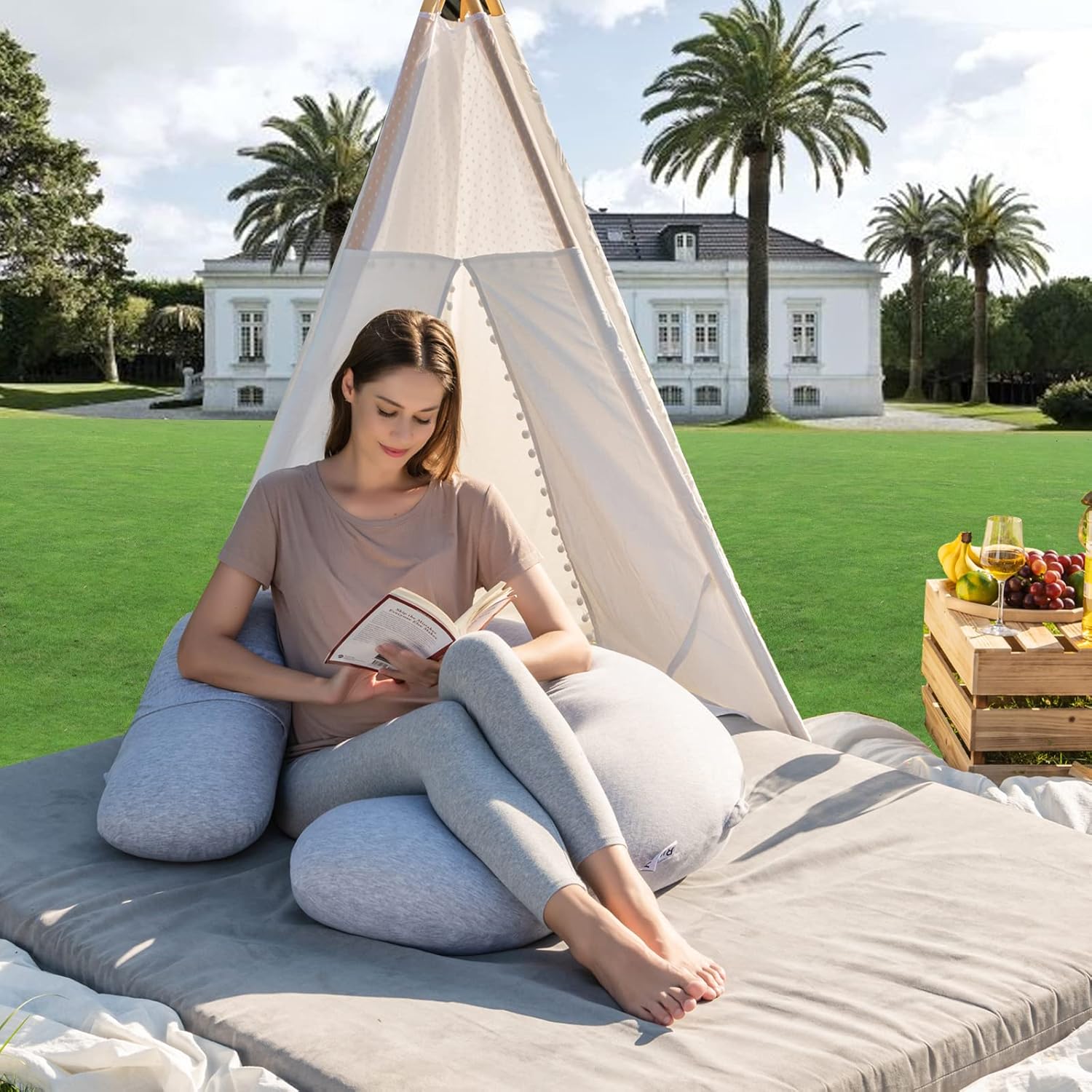 Bllgrass Maternity Pillow U Shape for Comfortable Sleep and Support