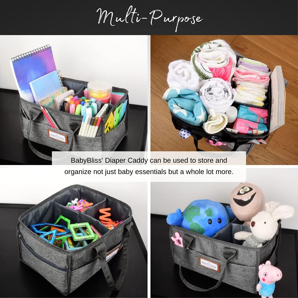 BabyBliss Diaper Caddy with Storage and Car Organizer