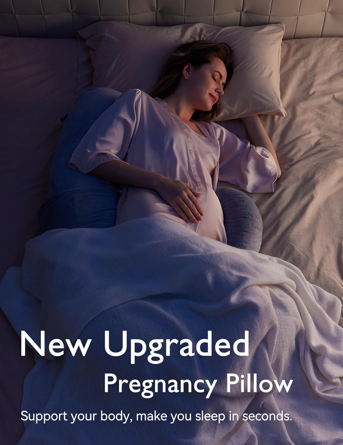 Momcozy Pregnancy Pillow with Adjustable Wedge