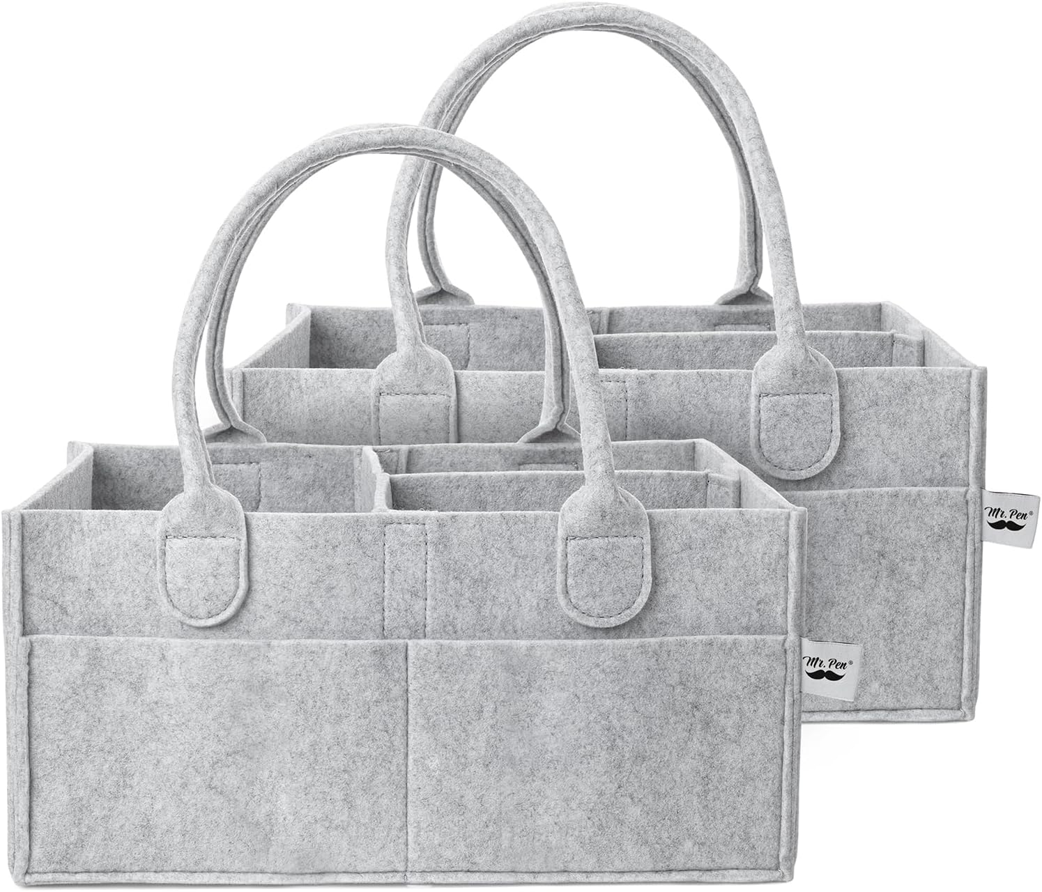 Mr Pen Baby Diaper Caddy Organizer 2 Pack