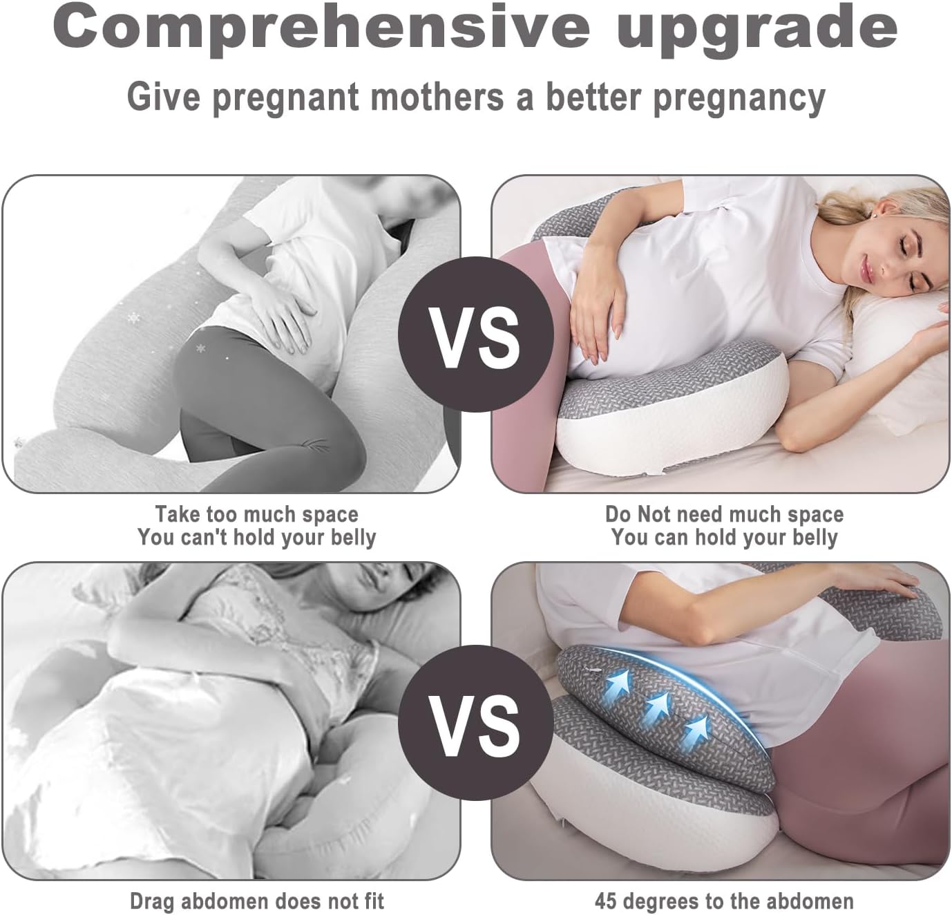Chilling Home Pregnancy Pillow for Comfort and Support