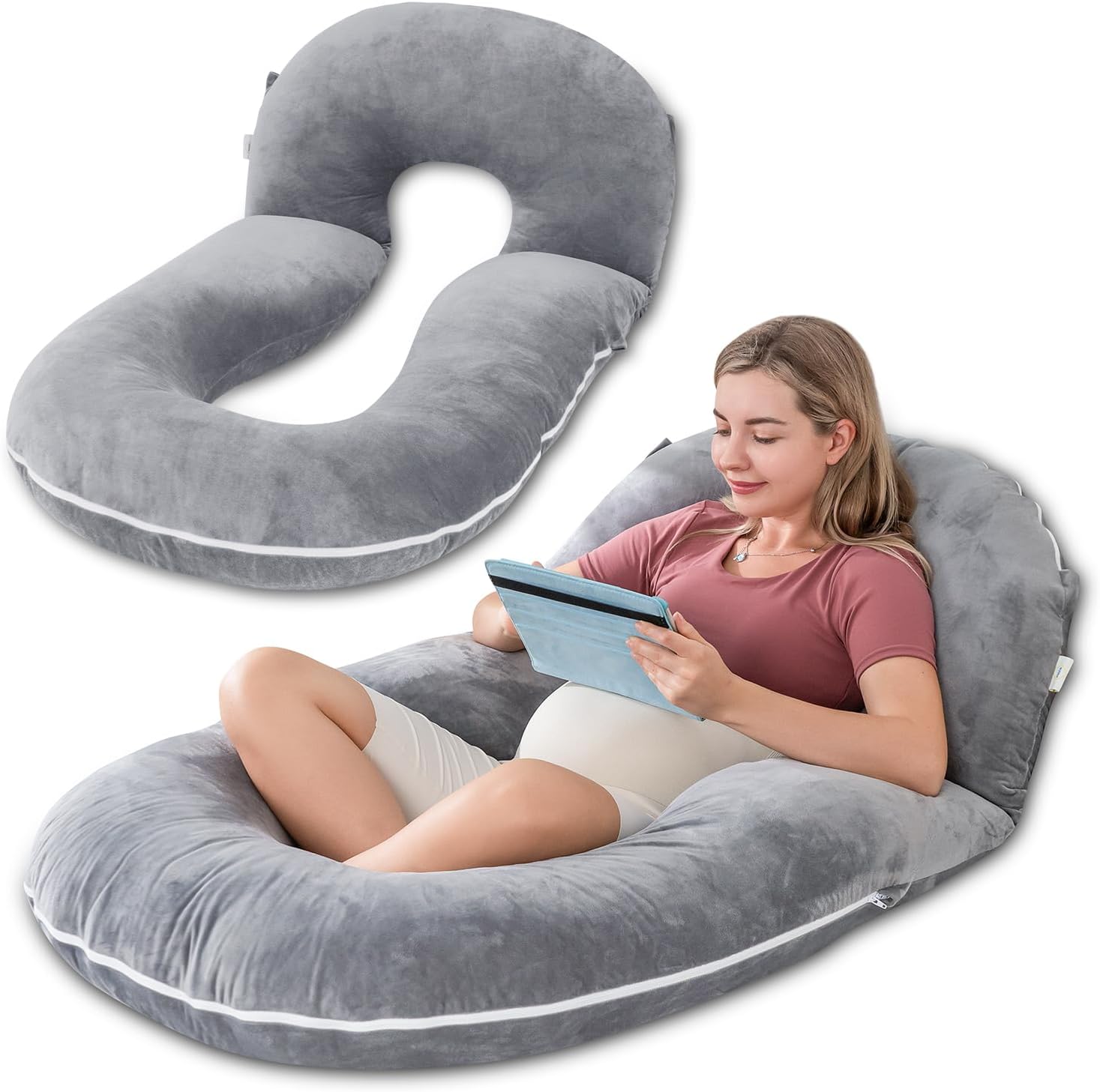 INSEN Pregnancy Pillow with Detachable Design 1