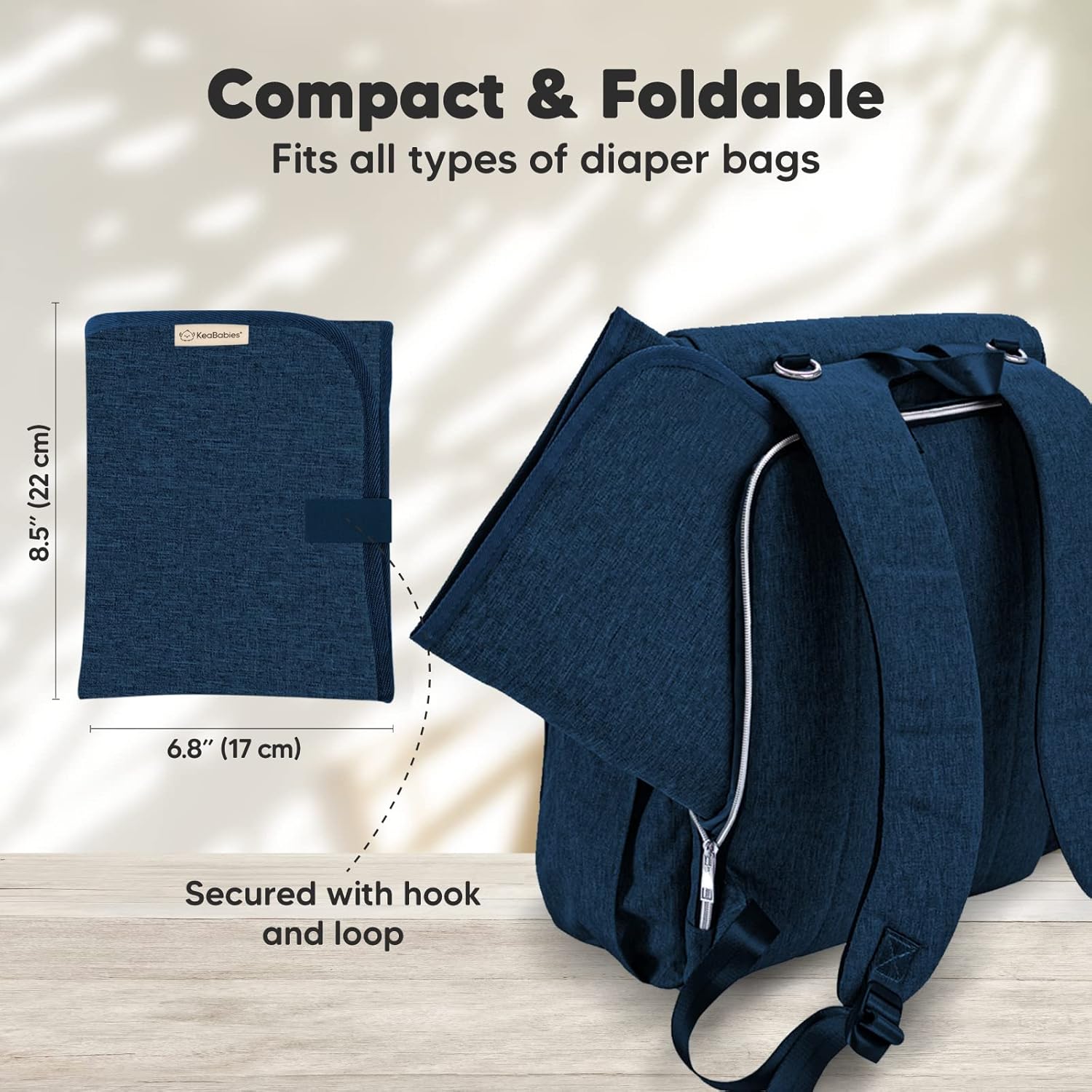 KeaBabies Large Portable Diaper Caddy Organizer 1