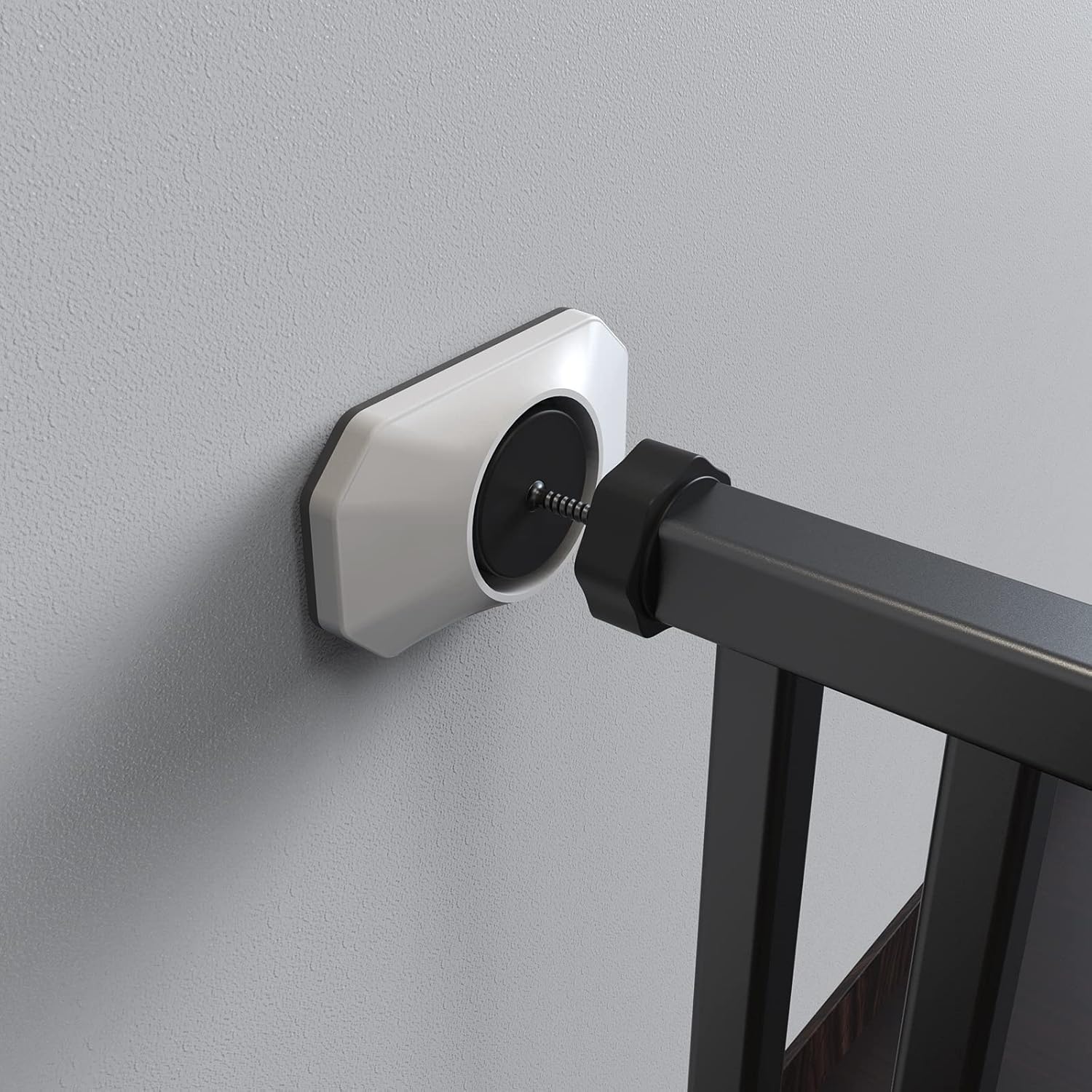 ICERO Baby Gate Wall Protector 4 Pack White 1