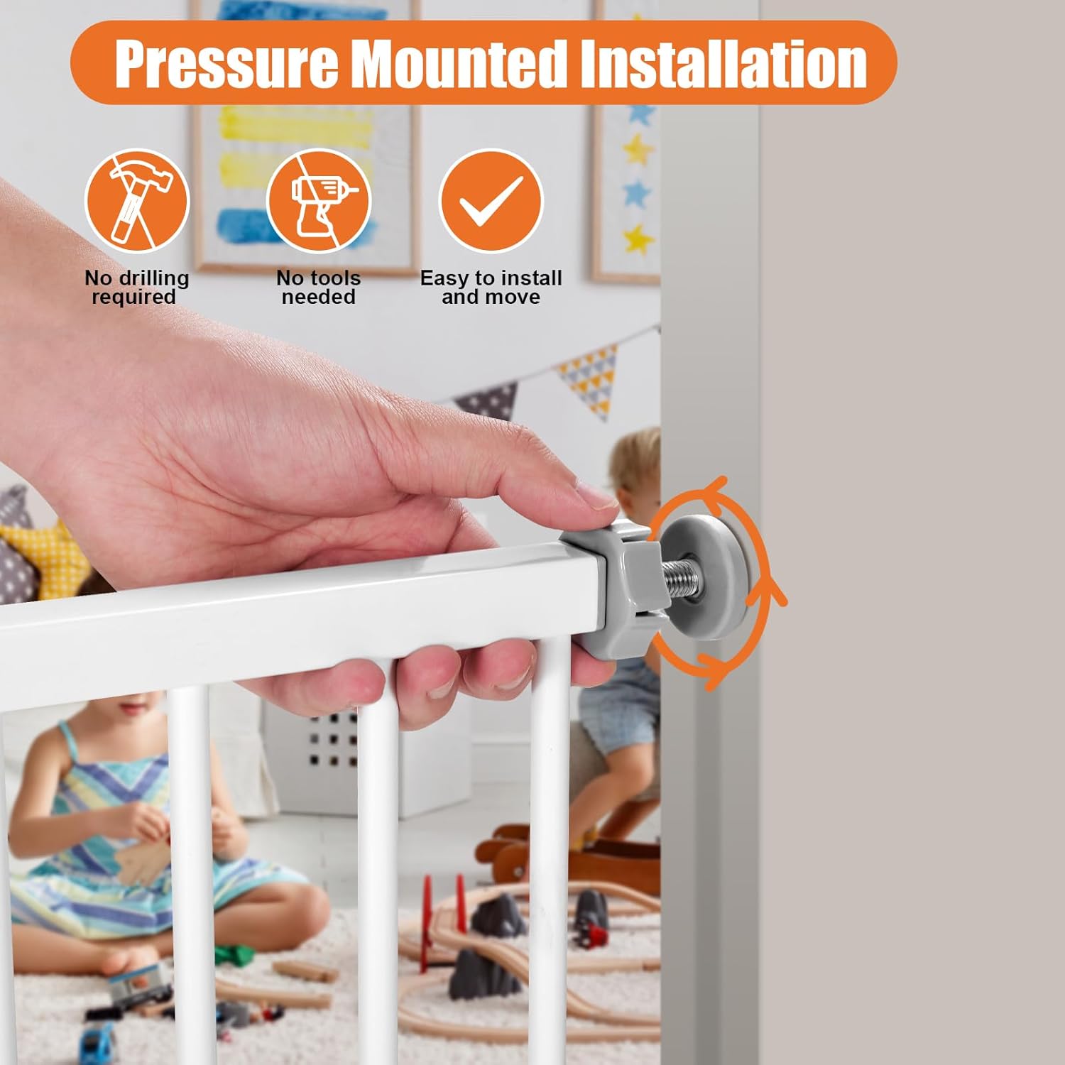Keny 29-425 Stair Baby Gate with Auto Close