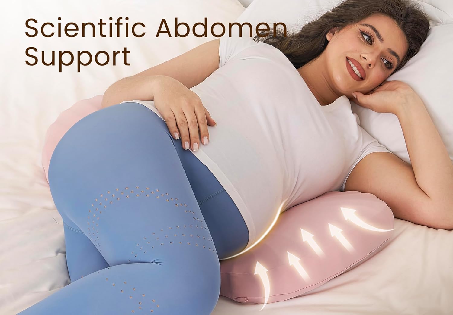 Tinkerz Pregnancy Pillow Memory Foam Side Supporter