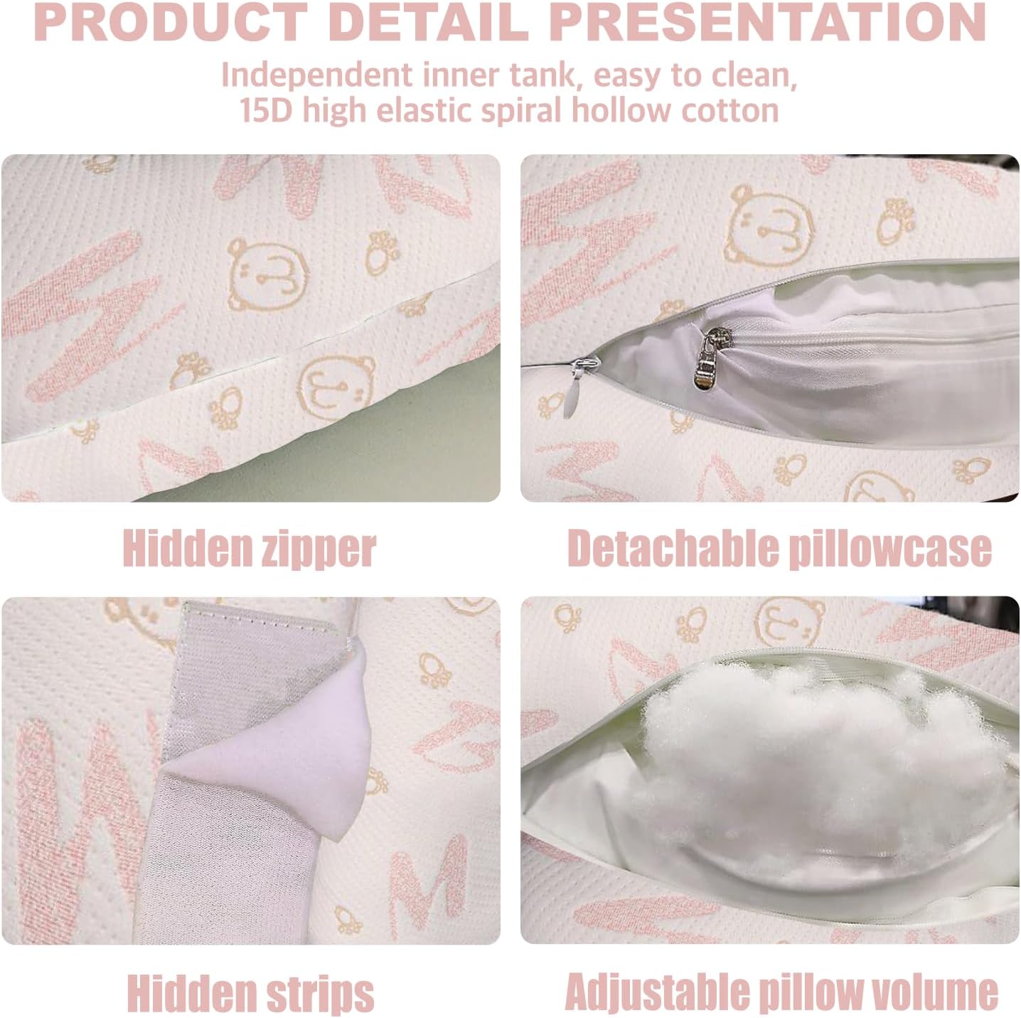 Anfrandce Pregnancy Pillow for Full Body Support