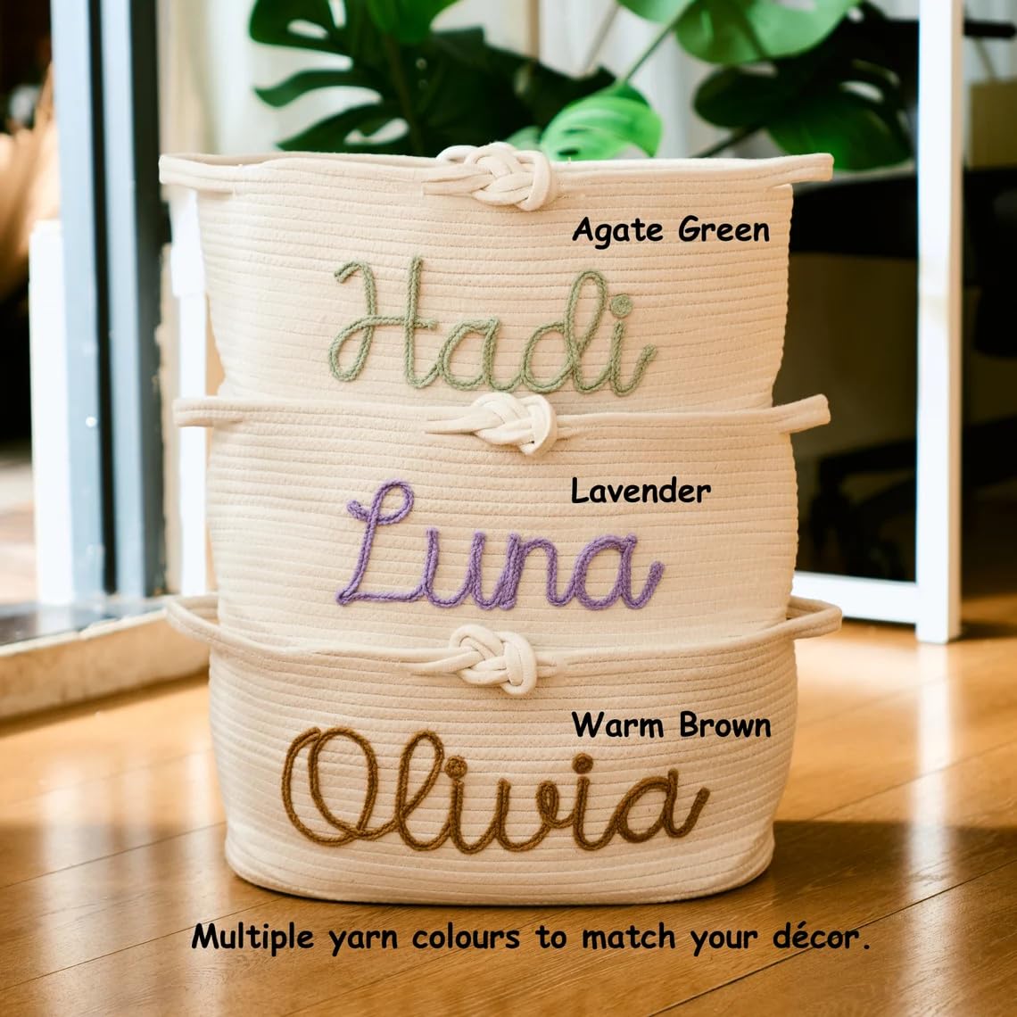 Personalized Diaper Caddy with Monogram