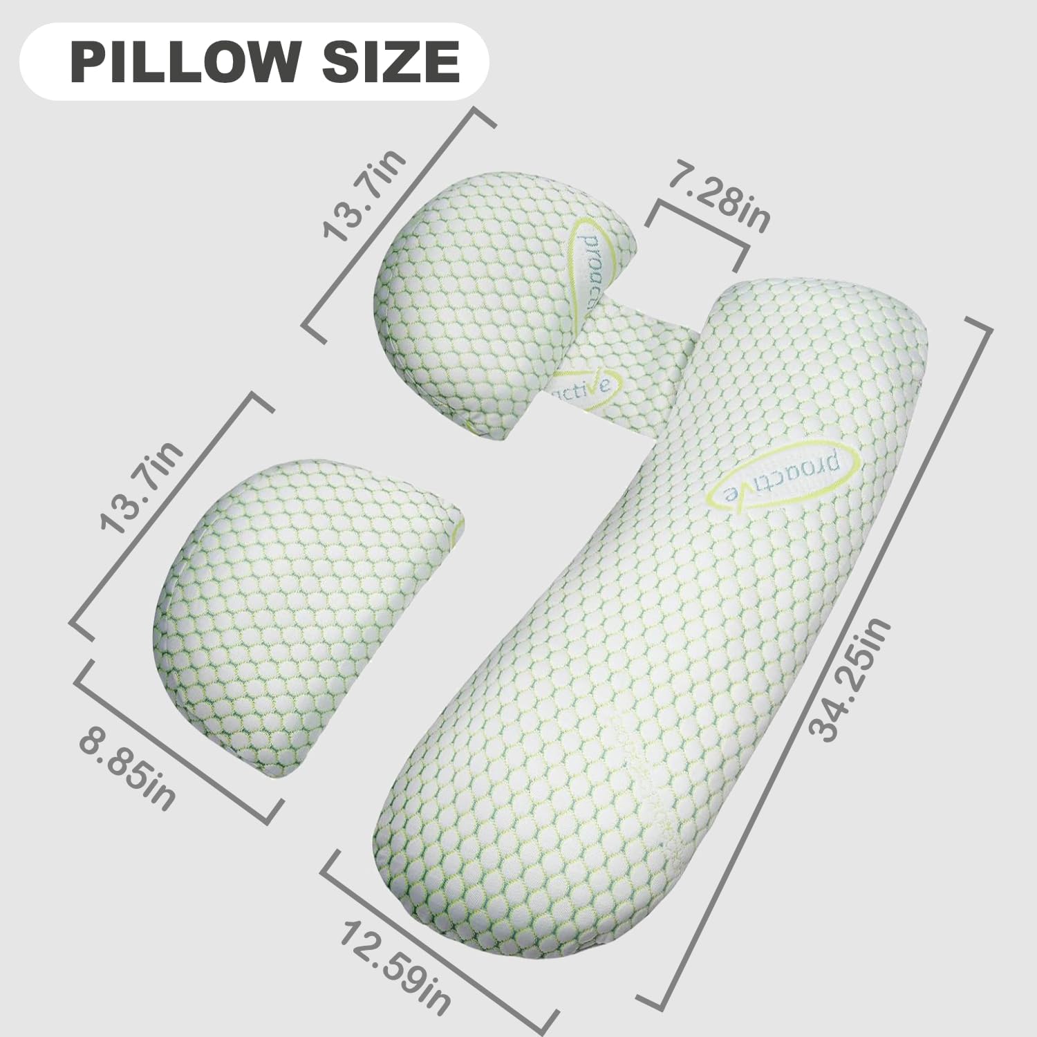 YZCCtixi Pregnancy Pillow - Full Body Maternity Support