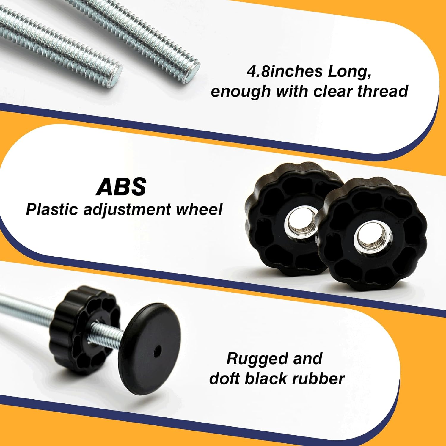 4 PCS Baby Gate Replacement Parts 8MM Spindle Rods