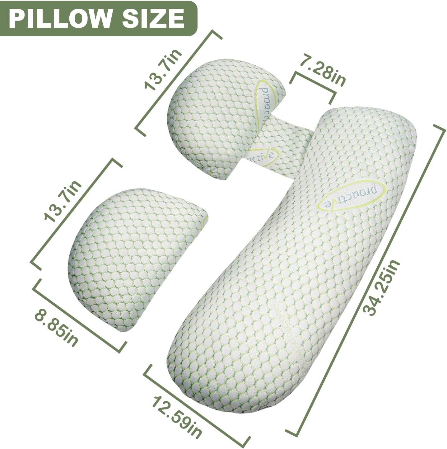 Anfrandce Pregnancy Pillow for Better Sleep and Support