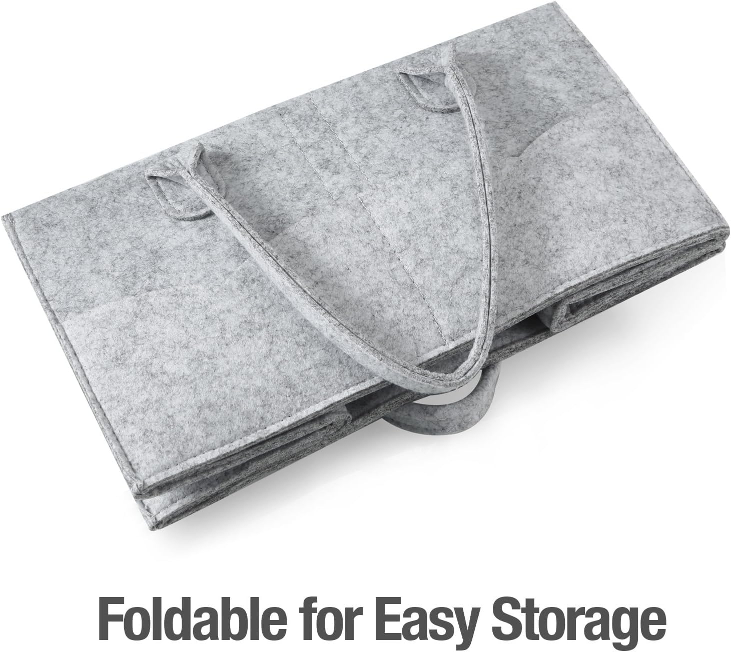 PandaEar Baby Diaper Caddy Organizer Grey