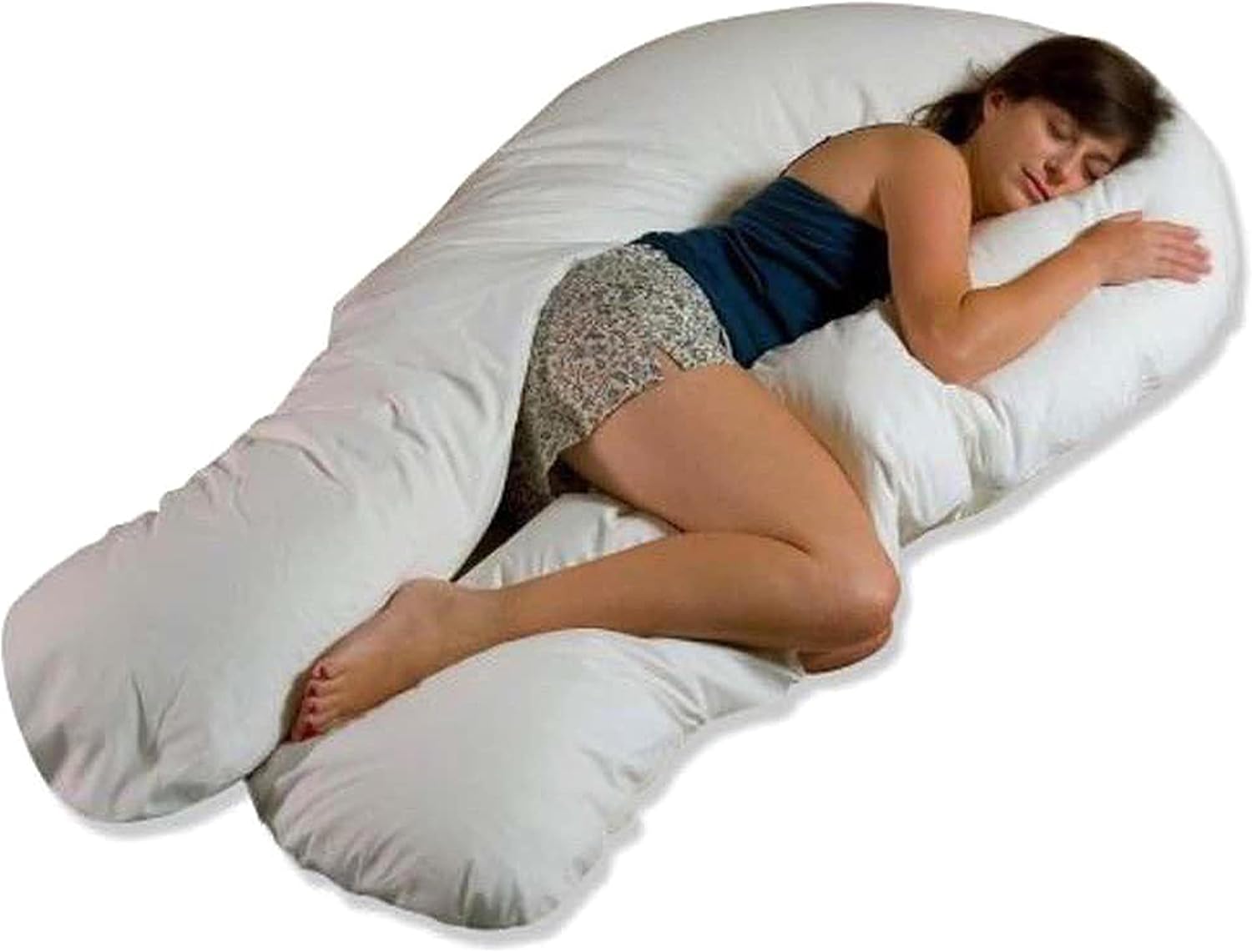 MoonRest Pregnancy U-Shaped Pillow Cover - Grey