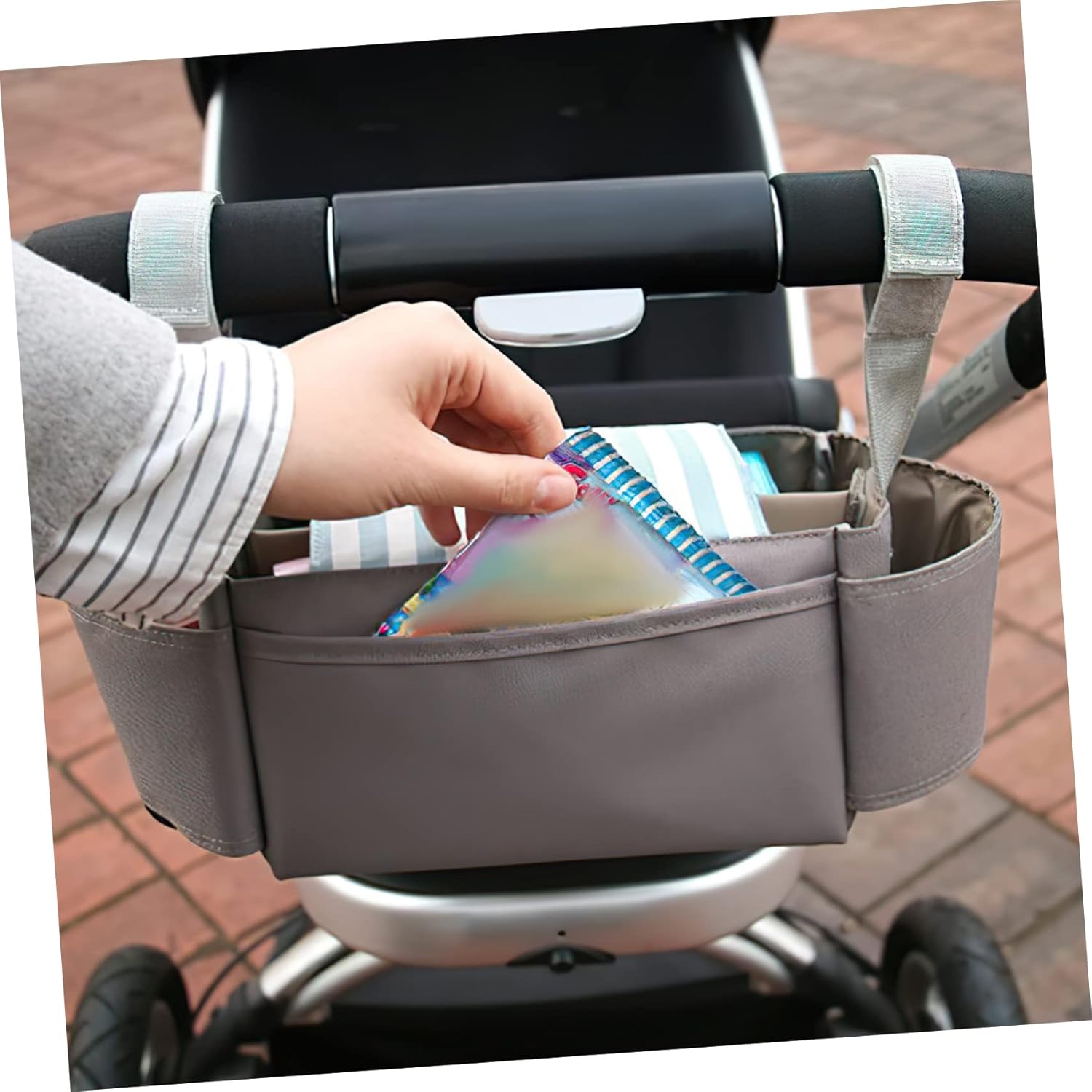 Kisangel Diaper Organizer Bag with Comfortable Handle