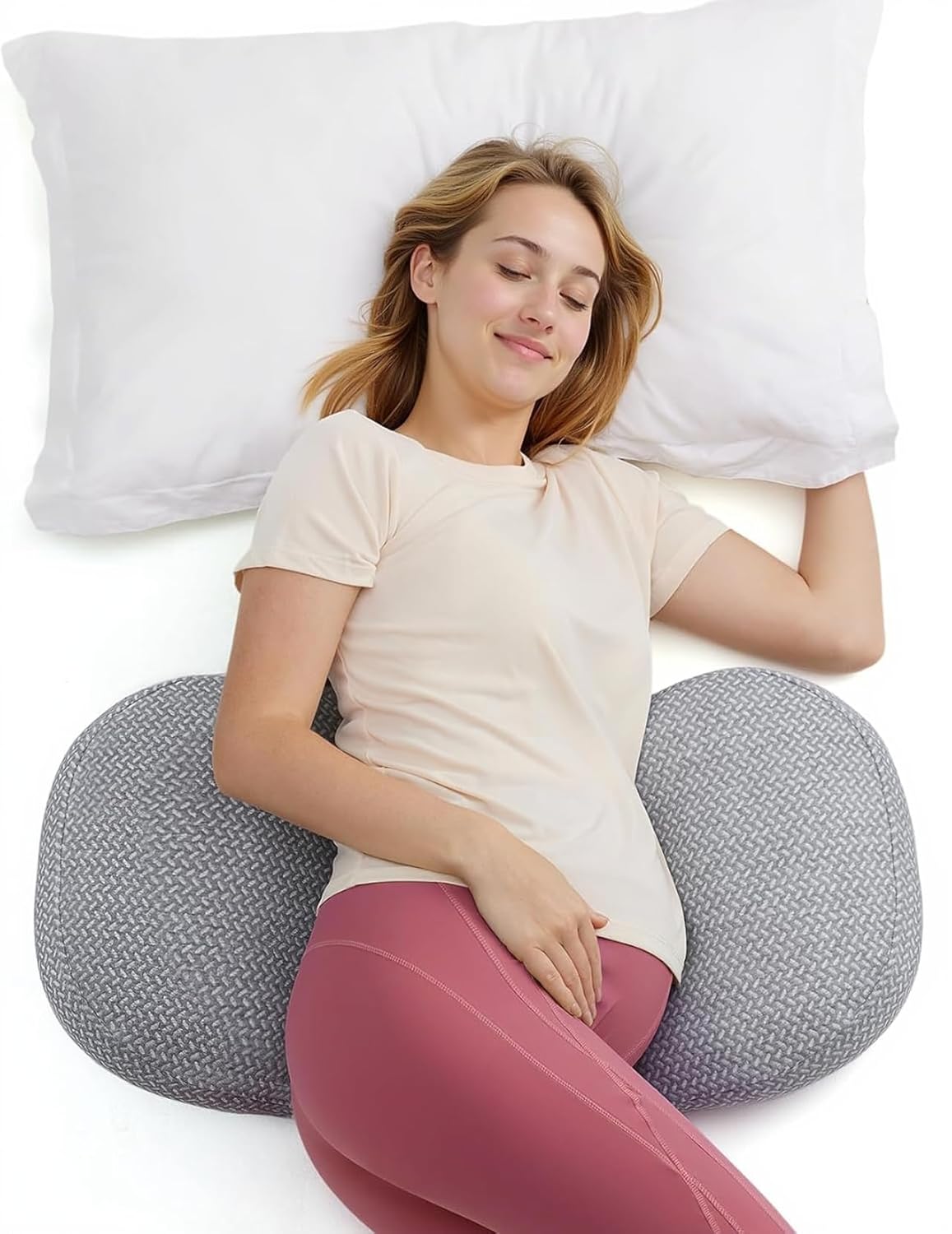 Momcozy Portable Pregnancy Pillow for Side Sleepers