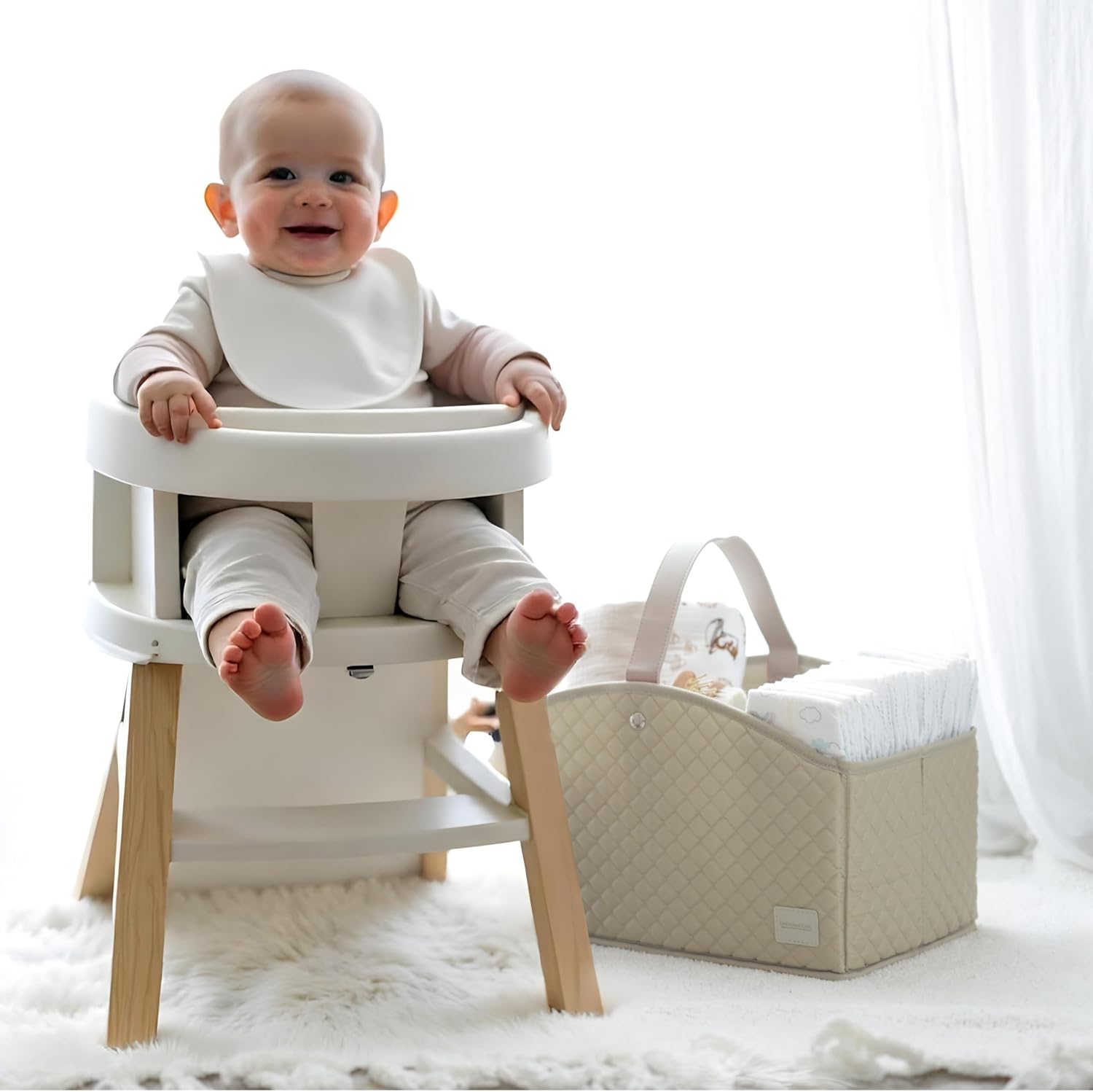 Cherubin Chic Baby Diaper Caddy Organizer