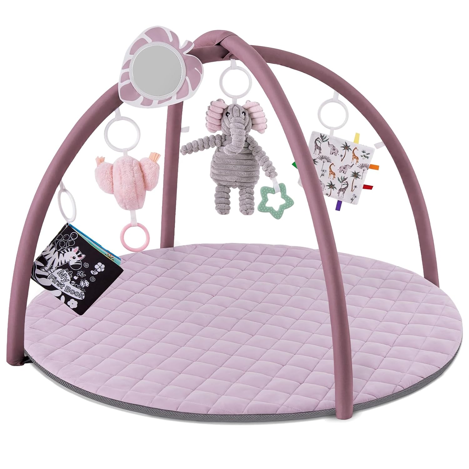 Blissful Diary Baby Play Gym Mat and Diaper Caddy Bundle
