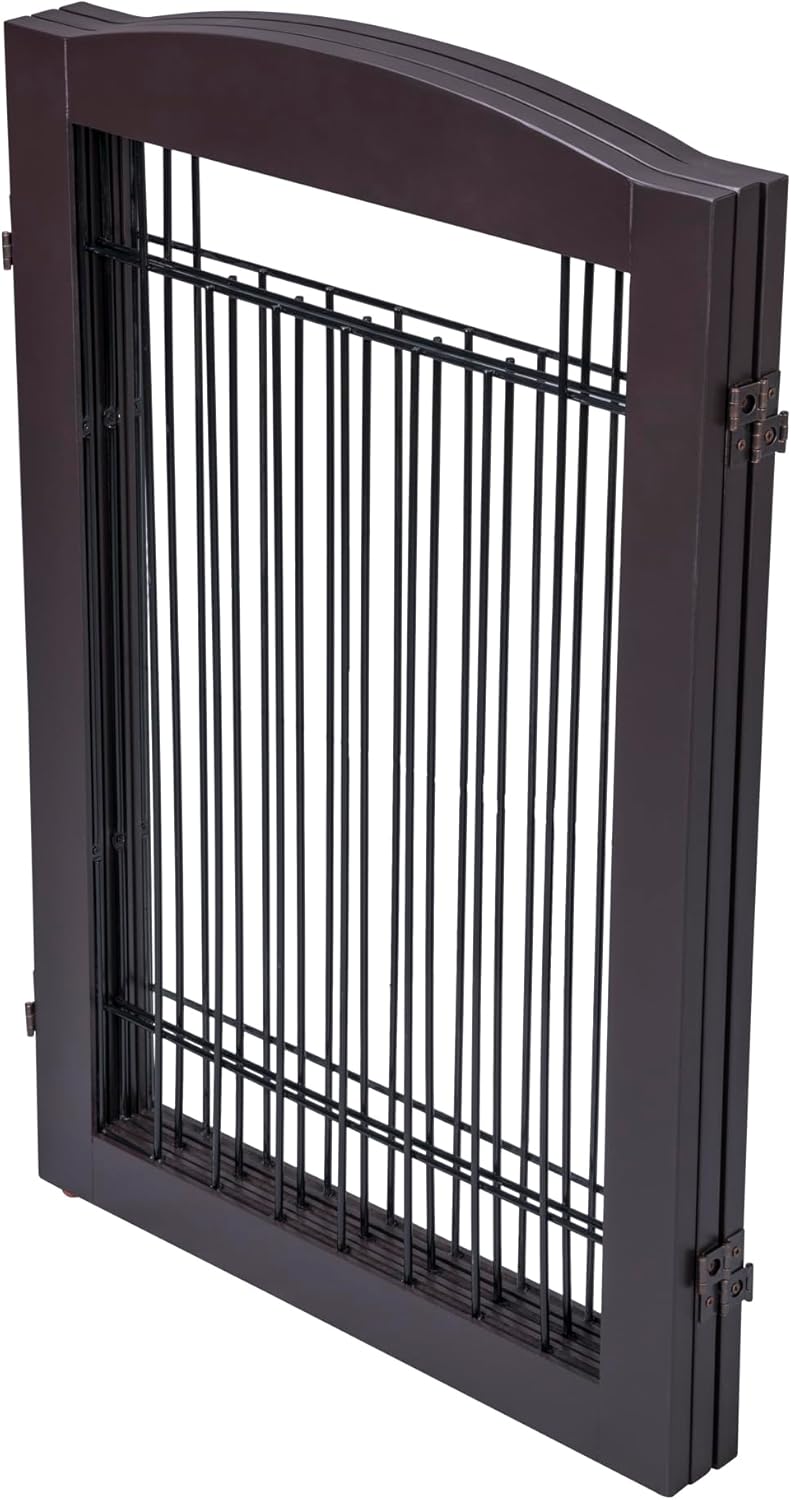 Spirich 30 Tall Freestanding Pet Gate with 3 Panels