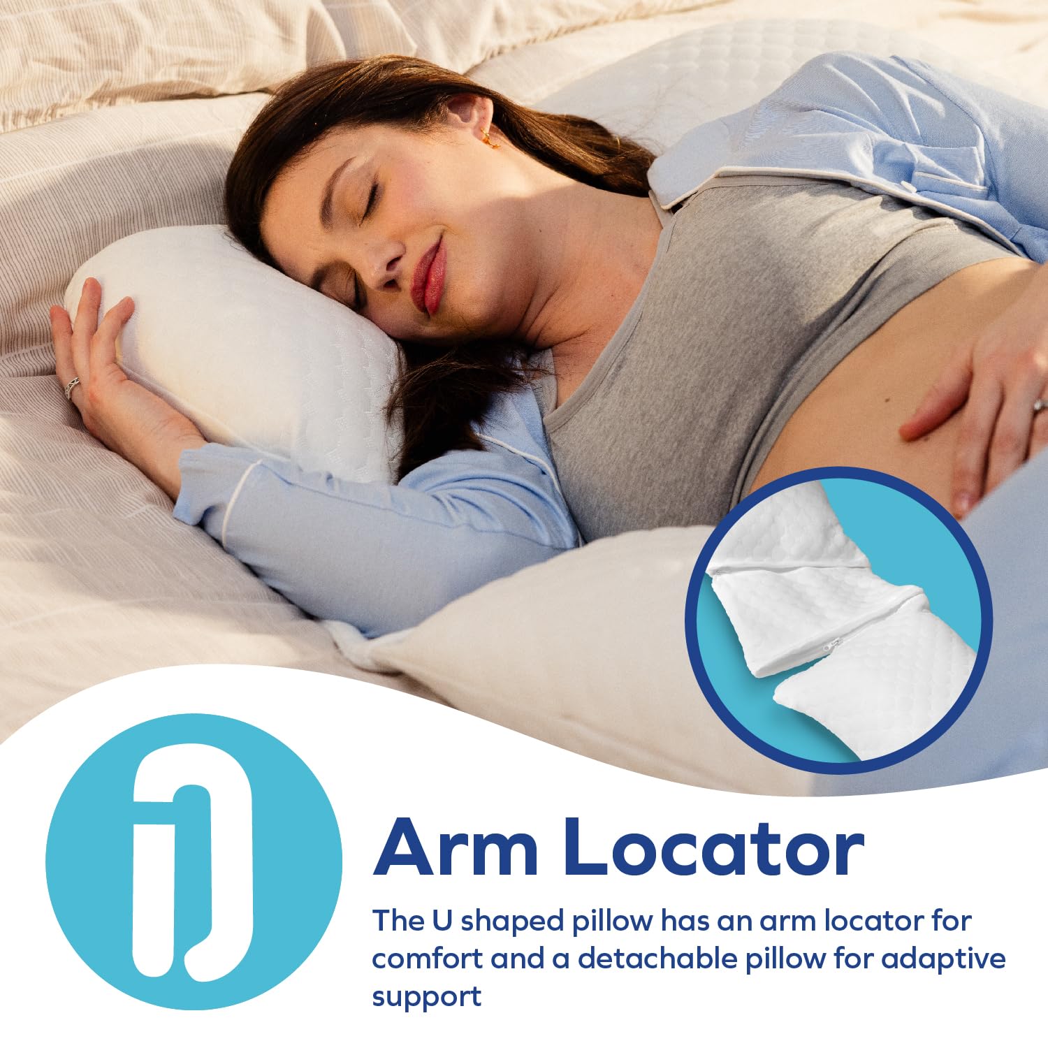 Dr Talbots Moms Pregnancy Pillow - Cool U-Shaped Support