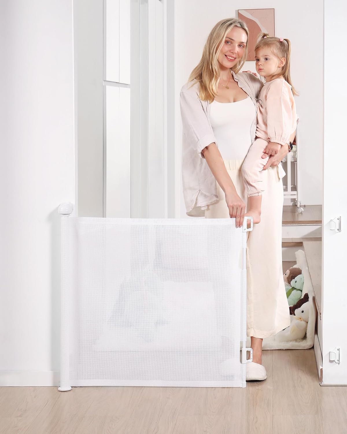 Likzest Retractable Baby Gate 33 Tall 55 Wide