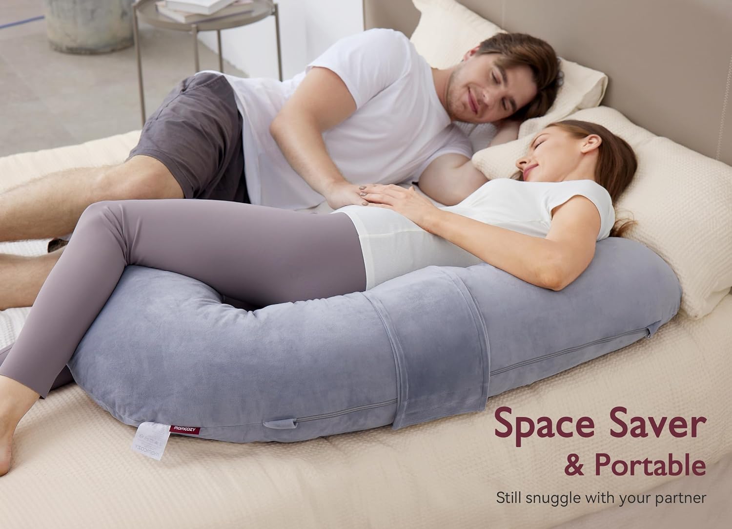 Momcozy Pregnancy Pillow with Adjustable Wedge