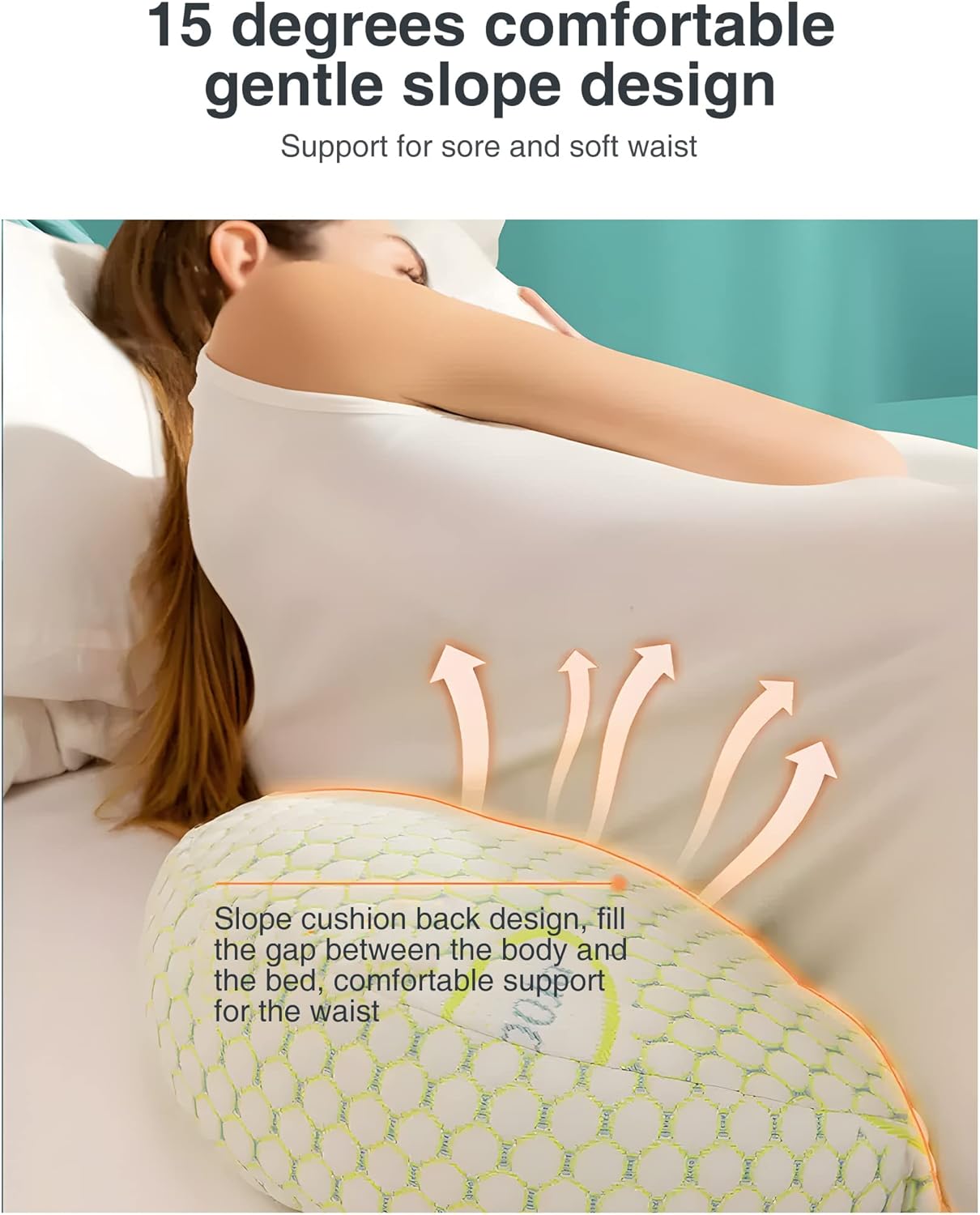 Busarilar Pregnancy Pillow for Back Legs Belly Hips Support