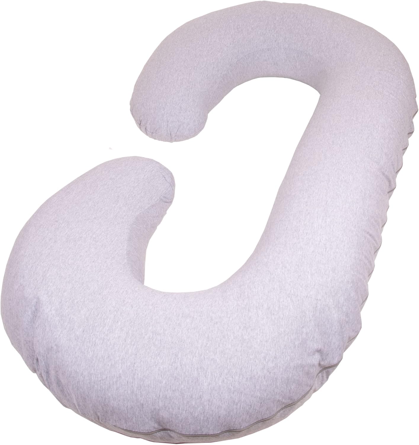 Bed Buddy Full Body Pillow and C-Shape Maternity Pillow - Gray
