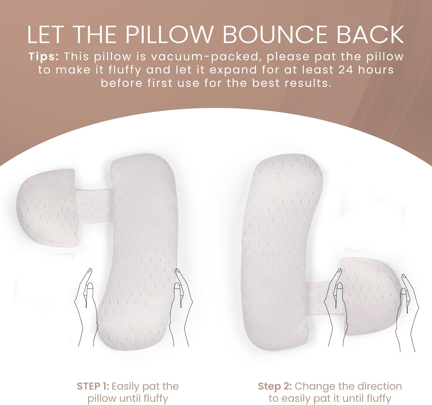 Cozynites Cooling Maternity Pillow with Adjustable Wedge