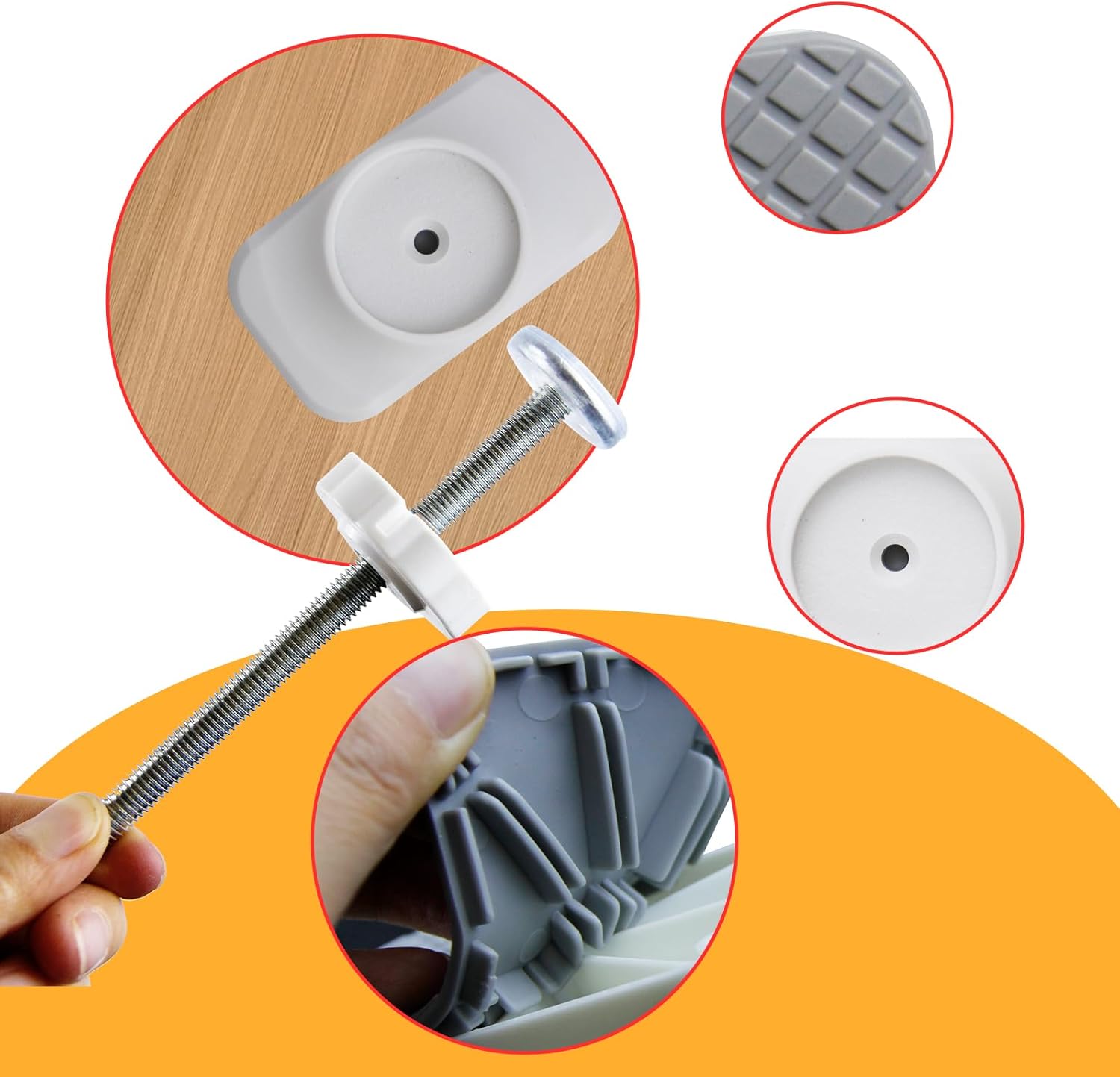 4 Pack Baby Gate Extender Replacement Parts 1