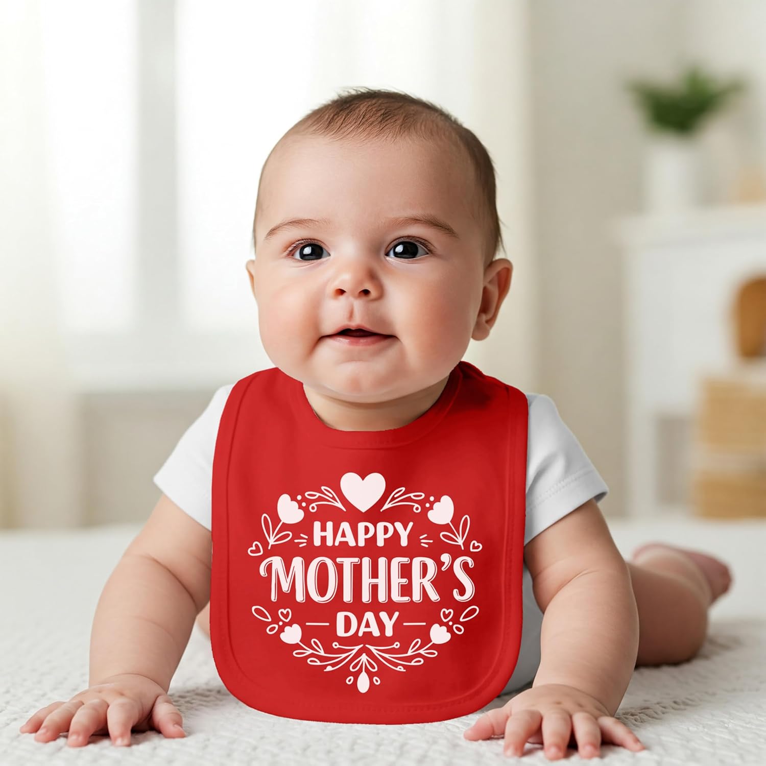 Aidens Corner Happy 1st Mothers Day Baby Bib