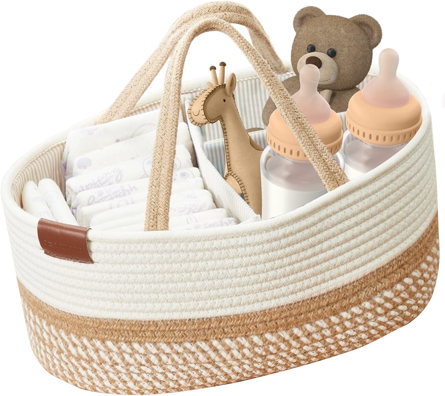 DECOMOMO Extra Large Diaper Caddy Organizer