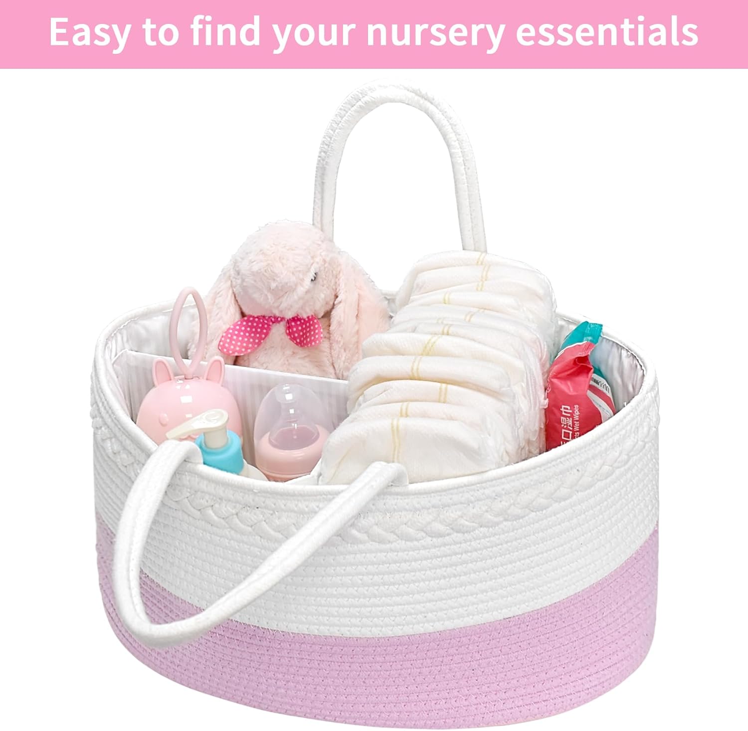 ABenkle Boho Chic Diaper Caddy Organizer