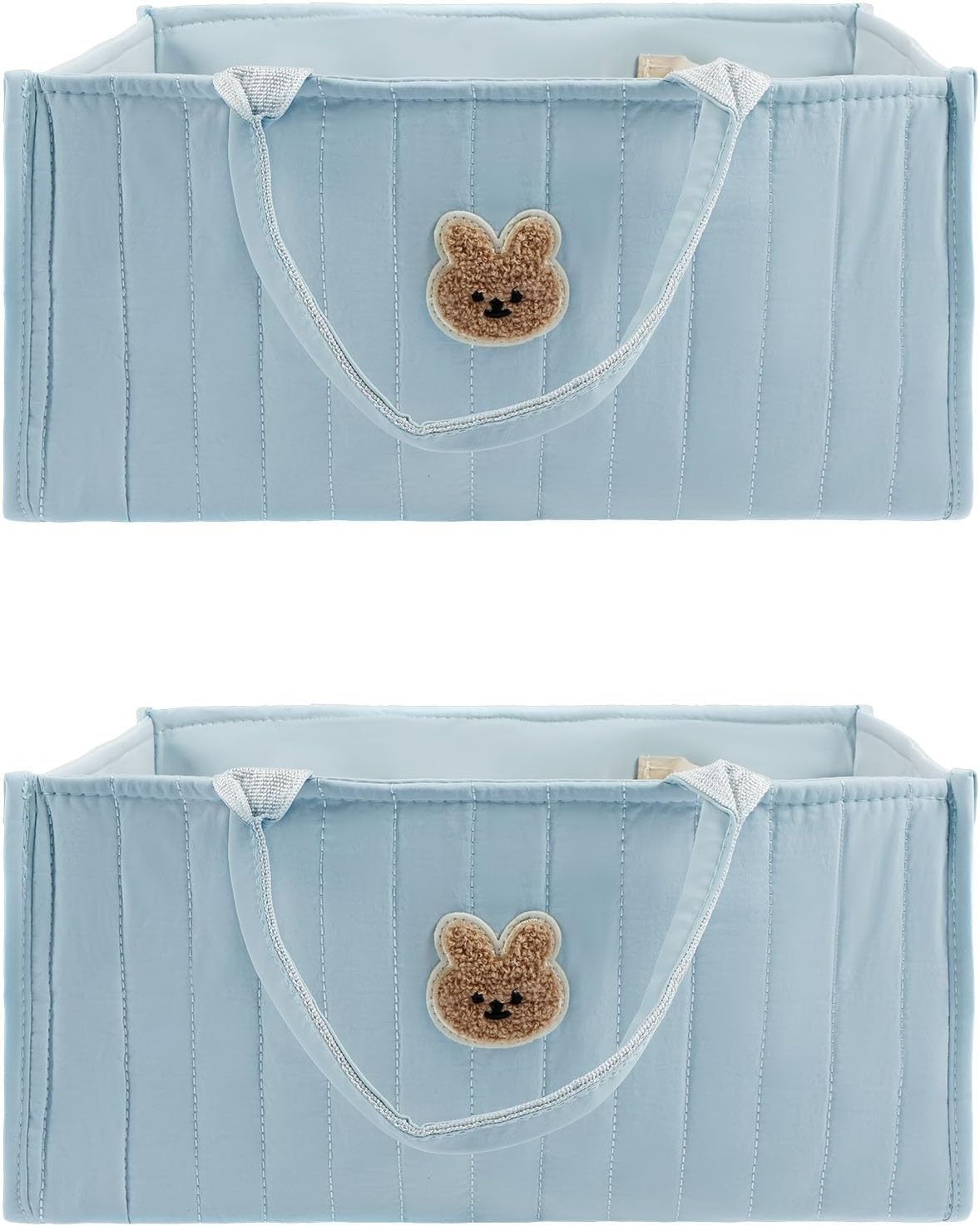 2PCS Baby Diaper Caddy Organizer with Handle