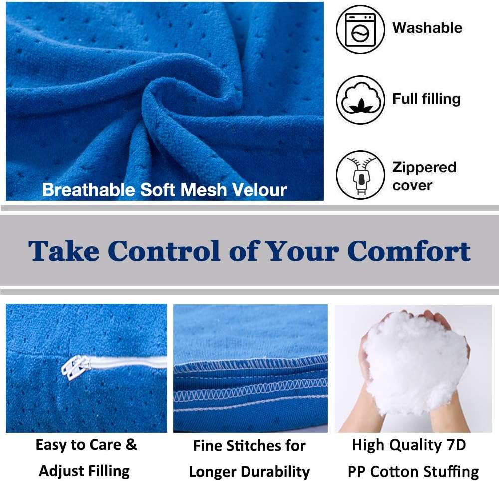 MOON PINE Pregnancy Pillow with Dark Blue Cover 1