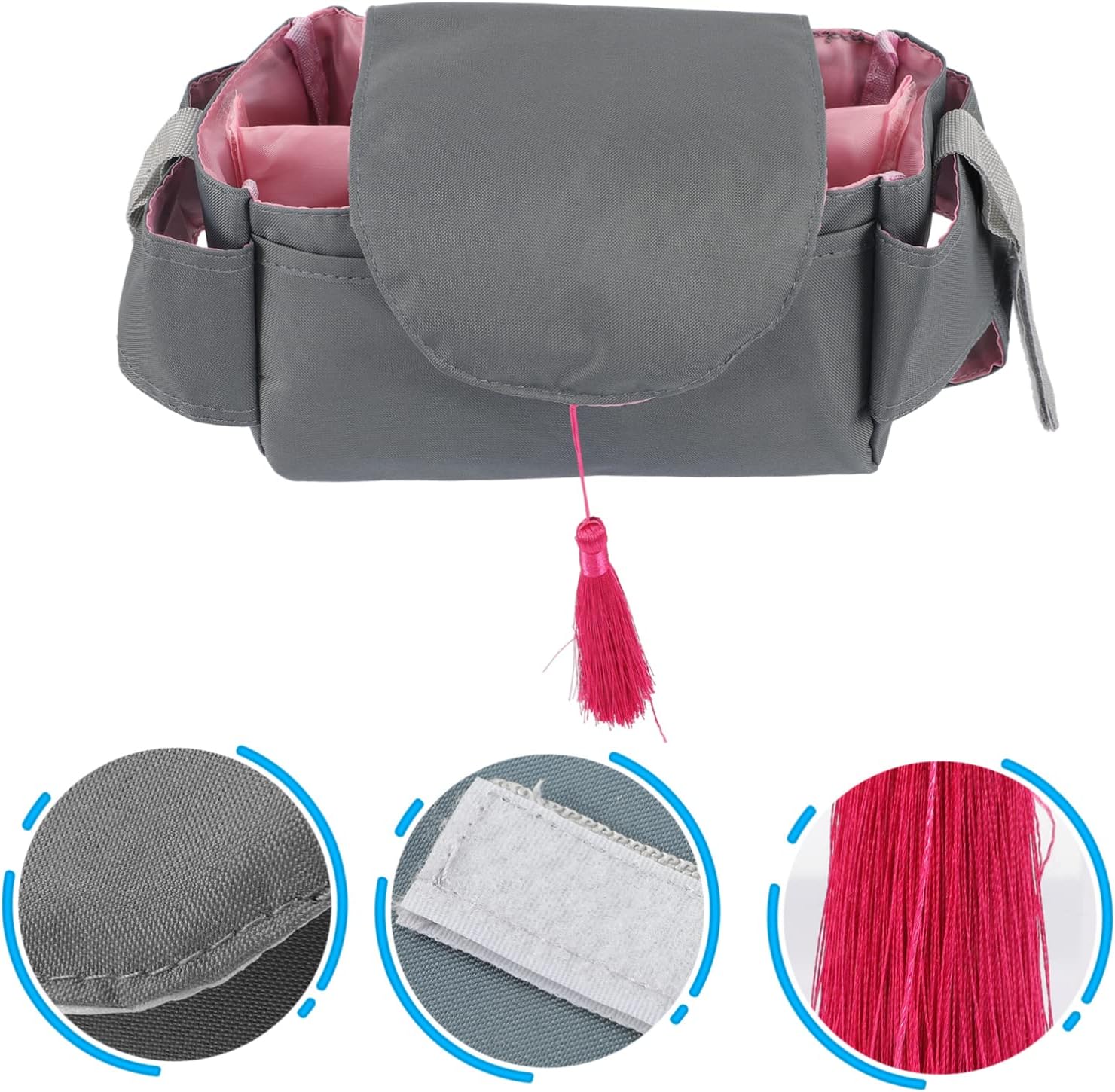 SUPVOX Lightweight Diaper Organizer Bag with Handle