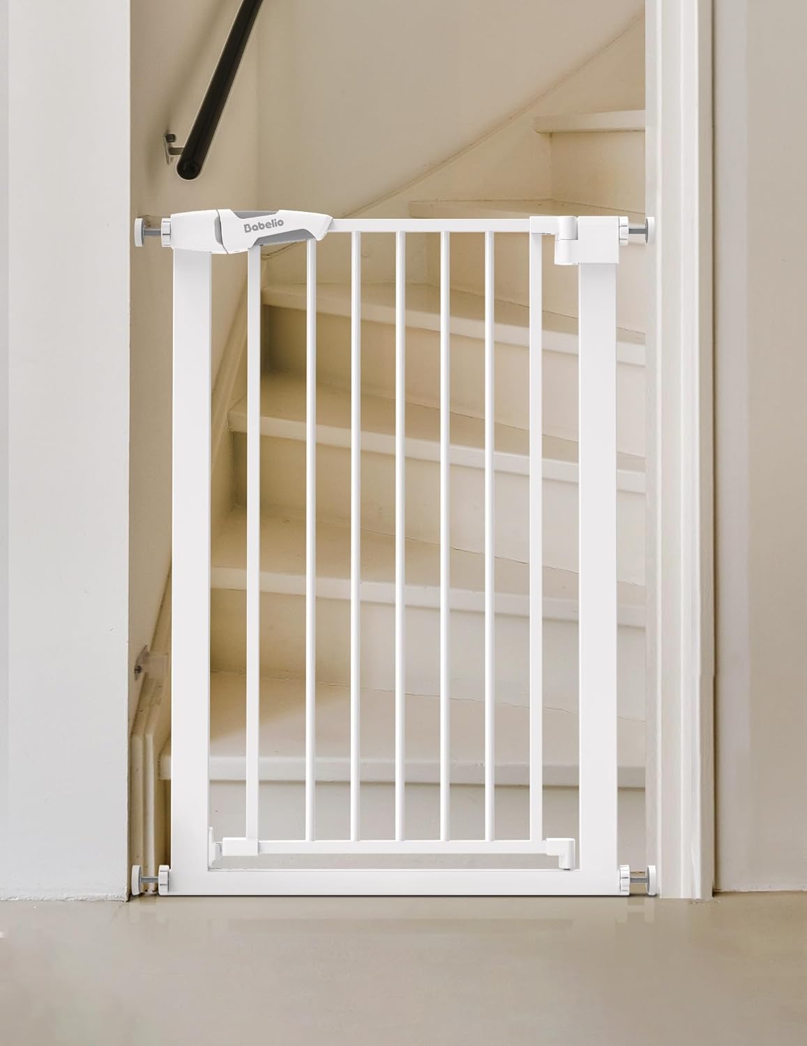 BABELIO 36 Tall Narrow Baby Gate with Auto-Close