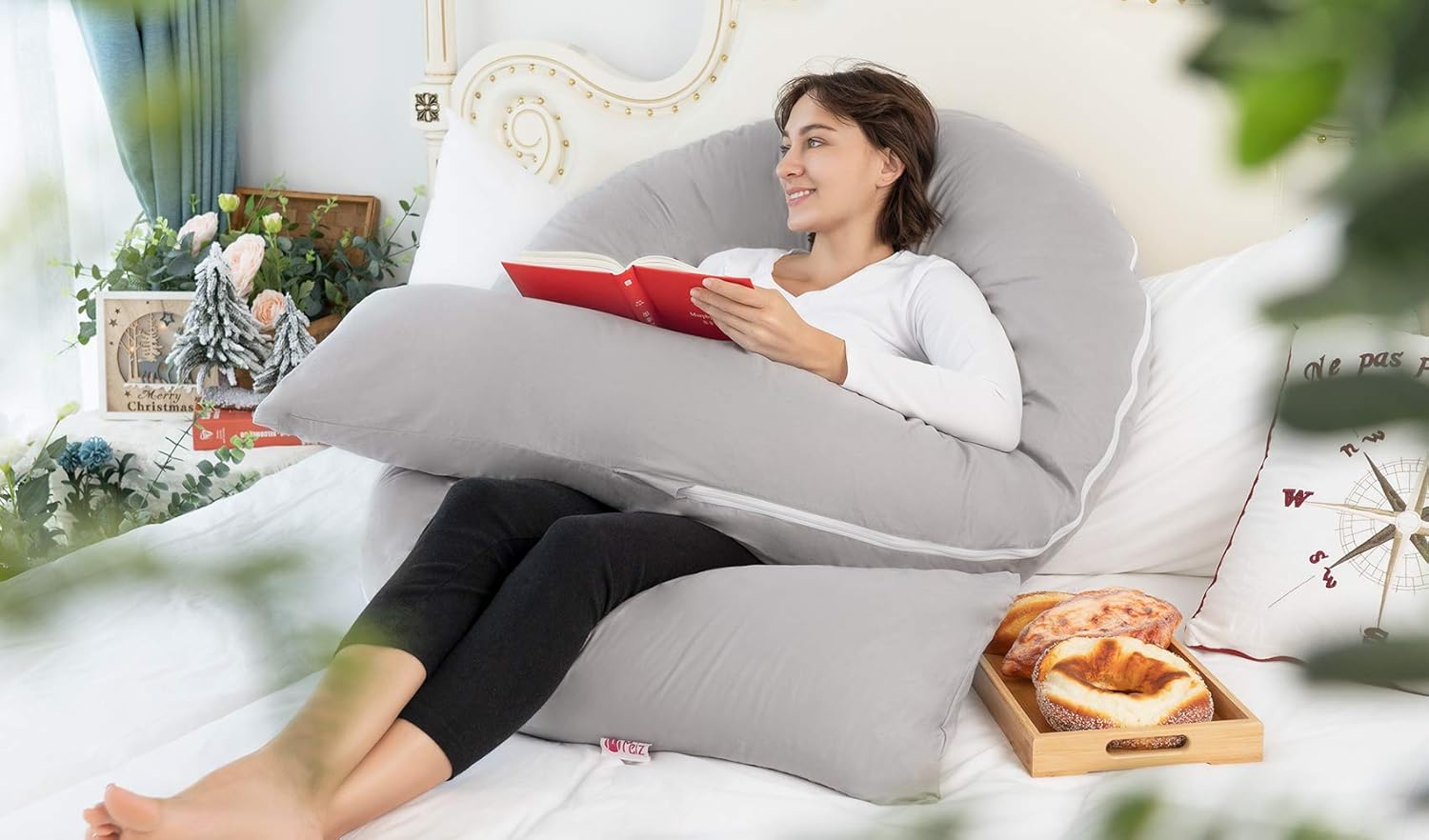 Meiz Pregnancy Pillow for Sleep and Support