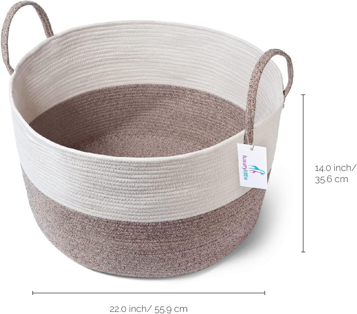 Luxury Little Diaper Caddy Storage Basket Organizer