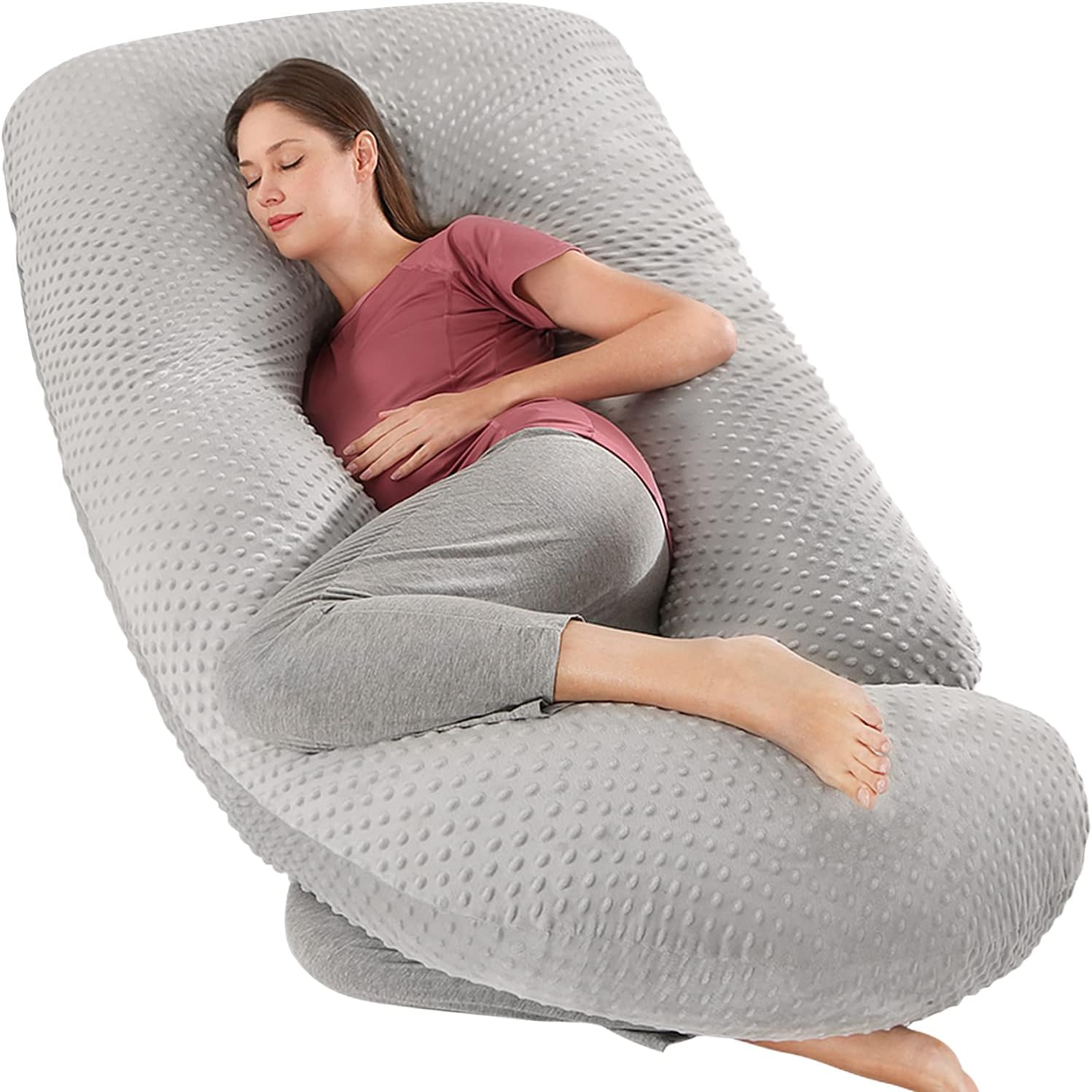 Elover Pregnancy Pillow 60inch Full Body Maternity Support
