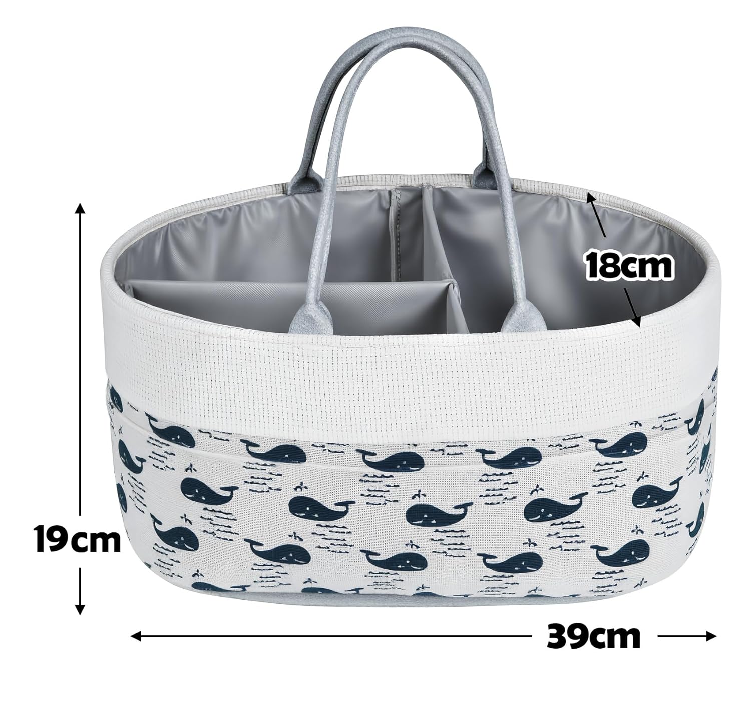 Lemonfilter Baby Diaper Caddy with Handle 1