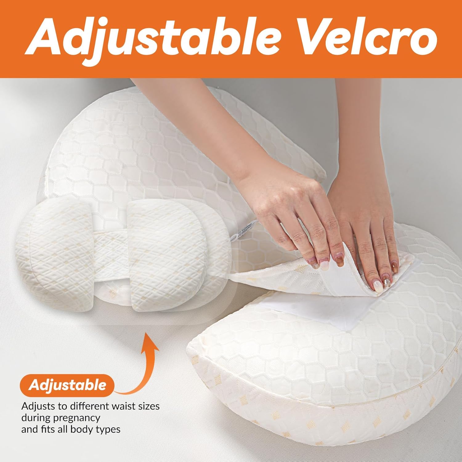 YLMXBZZ Pregnancy Pillow - Double Sided Support with 30 Slope Design