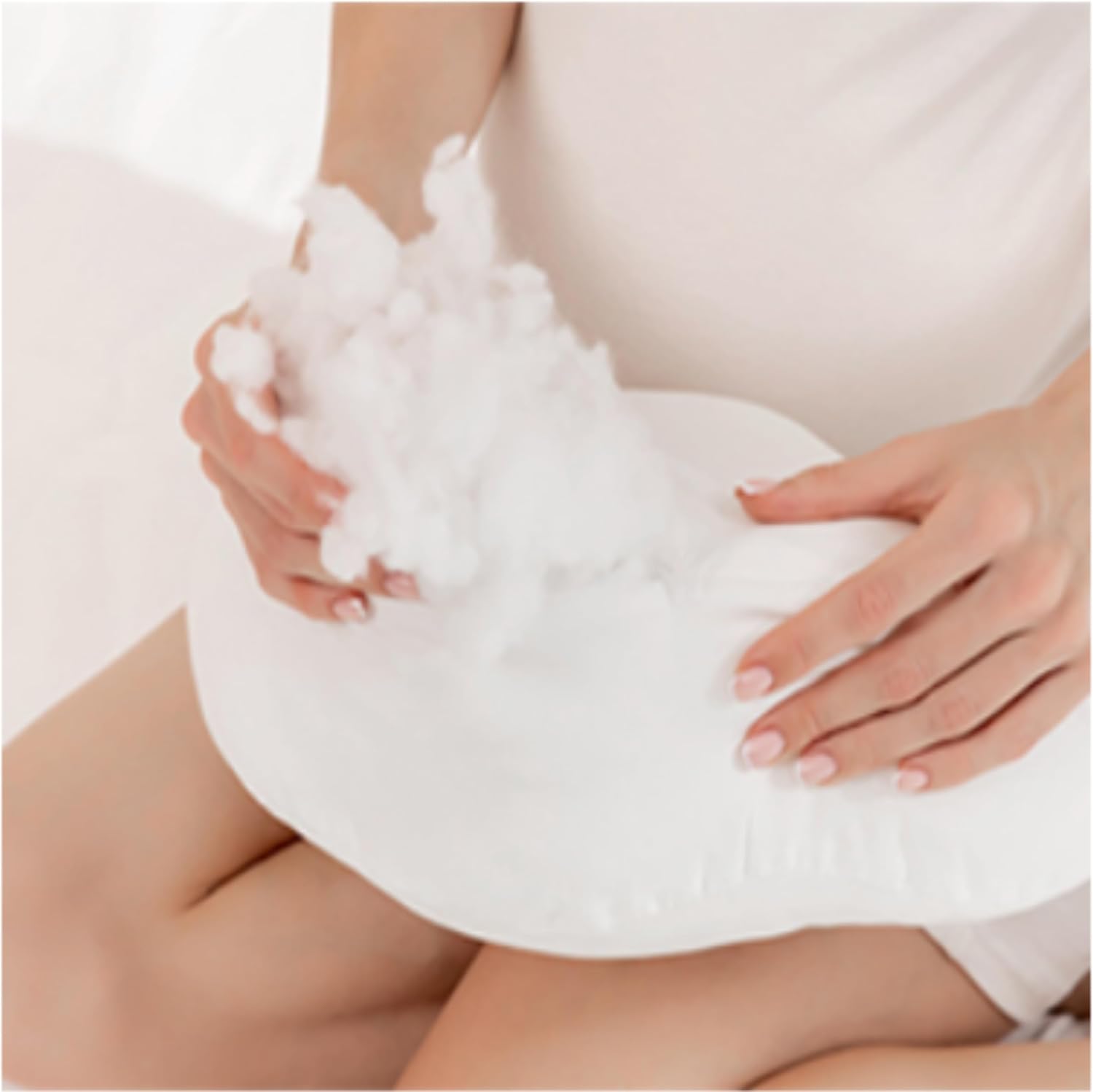 TemBe Maternity Pillow for Belly and Back Support