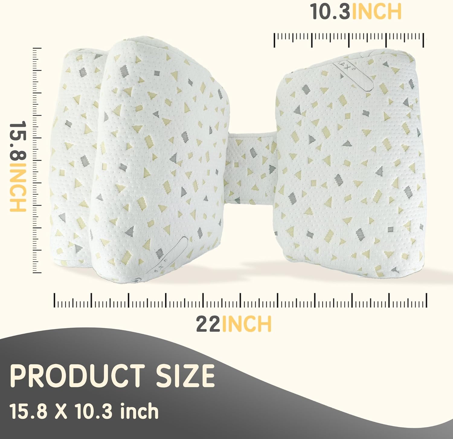 GloTika Pregnancy Pillow with Adjustable Support 1