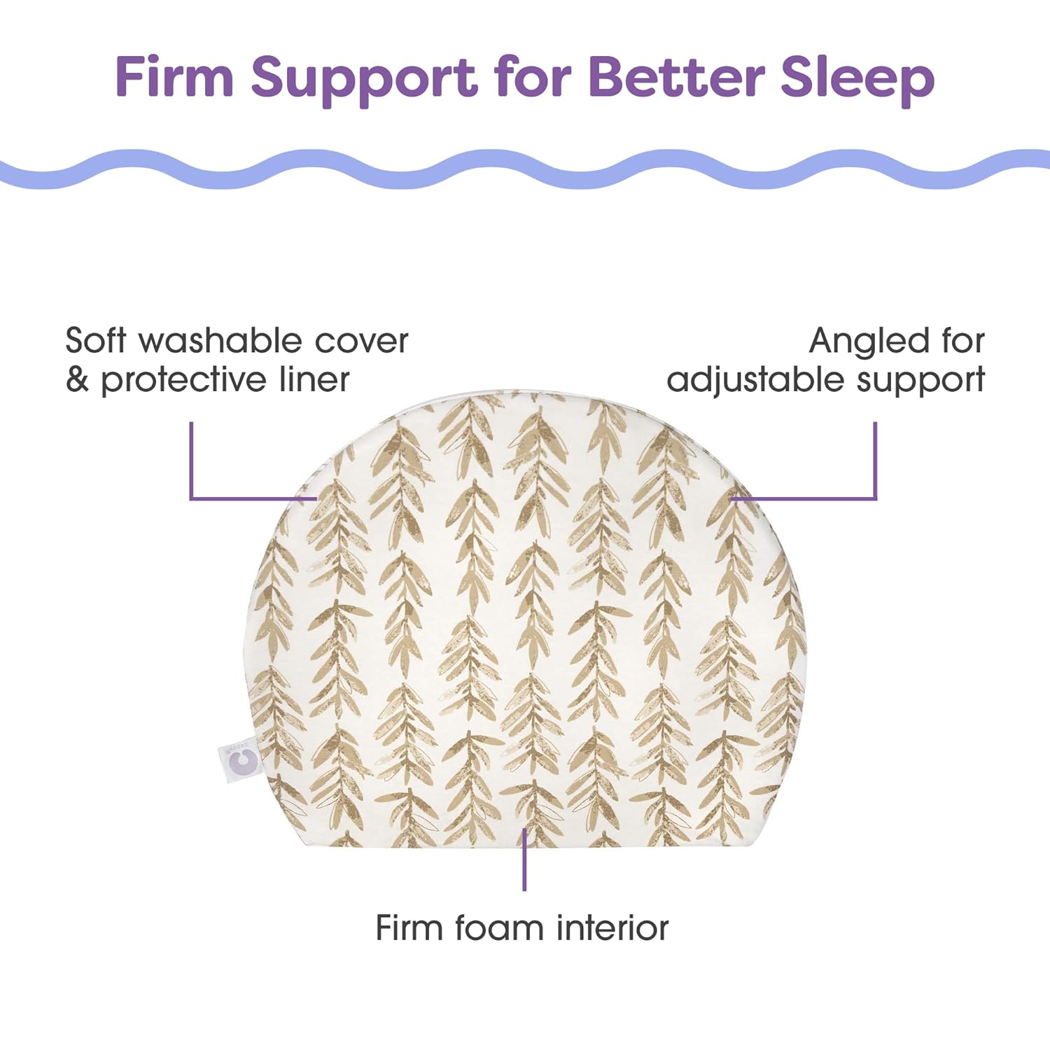 Boppy Pregnancy Pillow Wedge with Cover Taupe