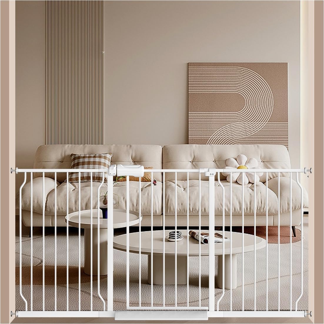 Fairy Baby Pressure Mount Safety Gate - Extra Wide 62-67 Inch