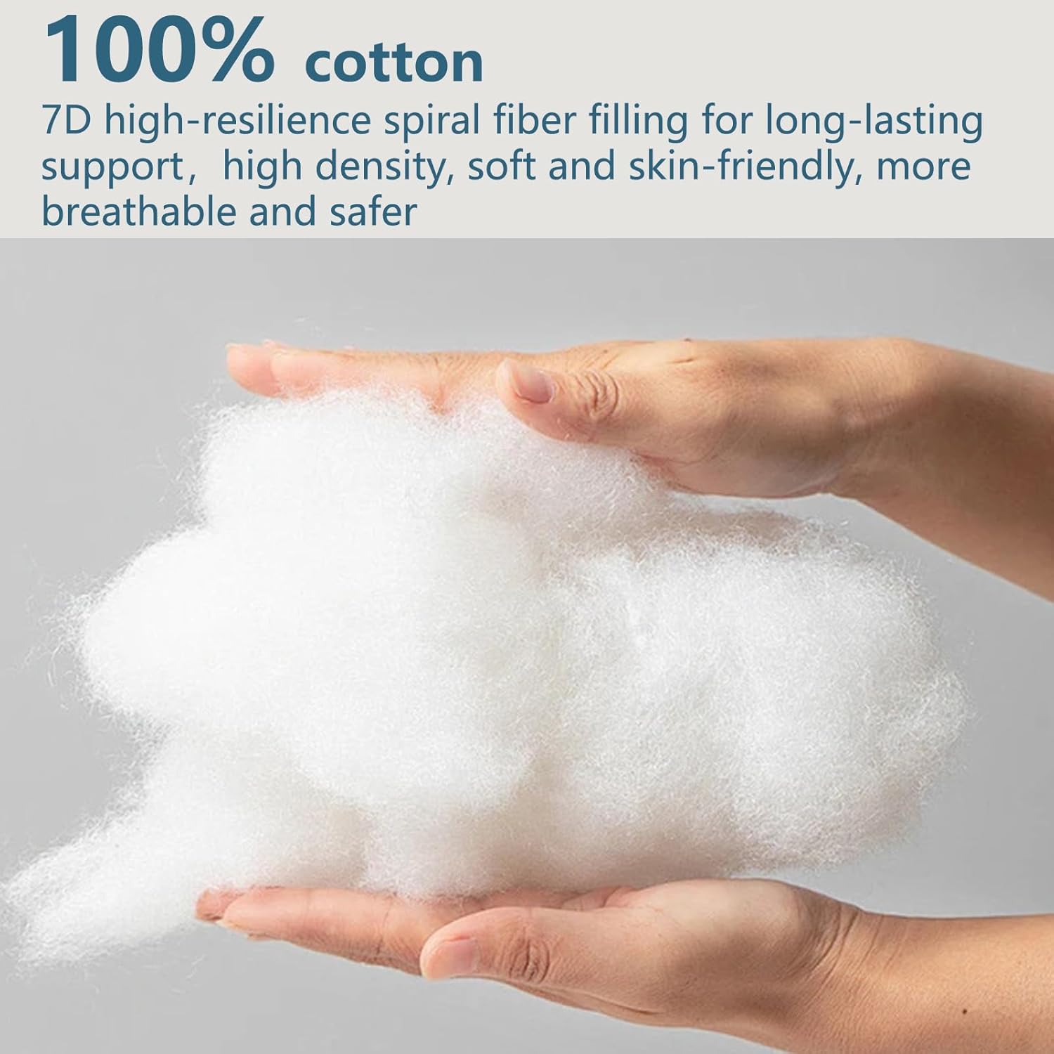 VSTM Pregnancy Pillow with Adjustable Width and Soft Faux Fur