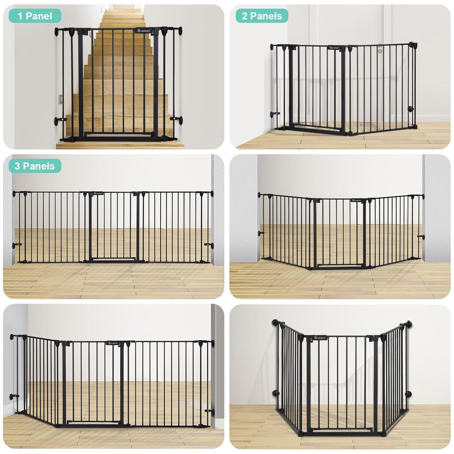 COMOMY 80 Baby Gate with Auto Close
